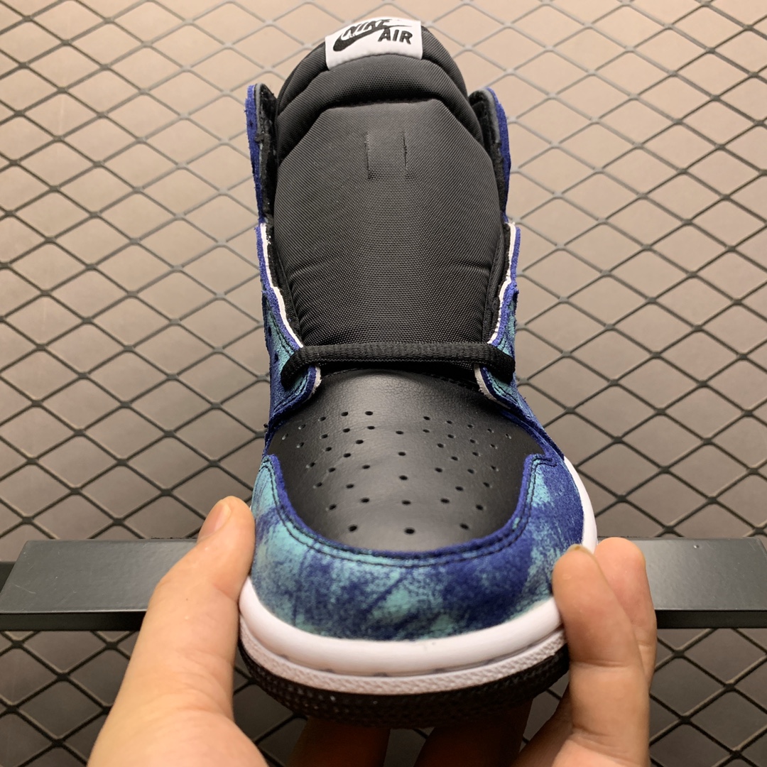 330 B级版本 Air Jordan 1 High AJ1 乔1 扎染 文化篮球 CD0461-100