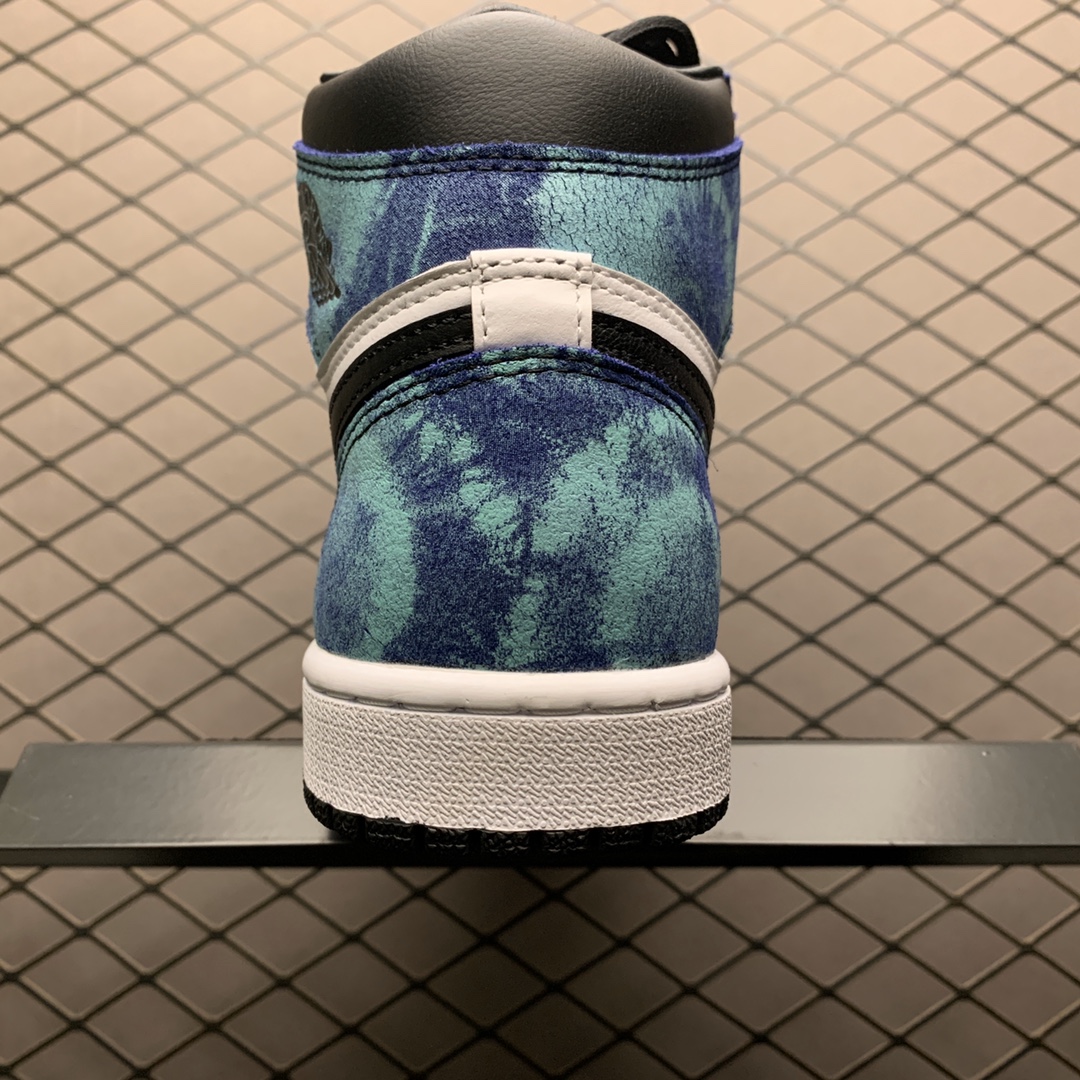330 B级版本 Air Jordan 1 High AJ1 乔1 扎染 文化篮球 CD0461-100