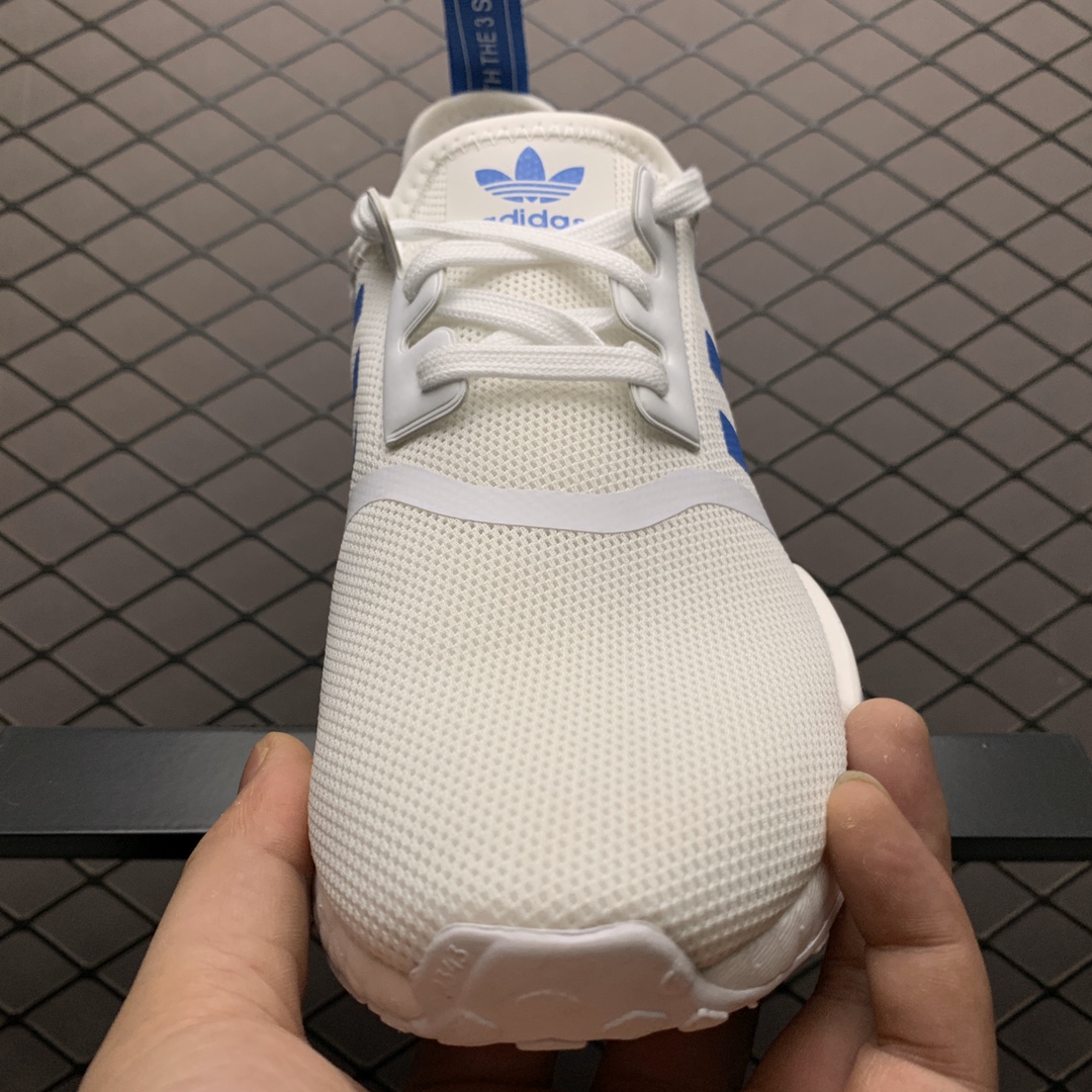 200 Adidas 阿迪达斯 NMD Boost 爆米花超弹中底 D96689 网面休闲跑步鞋