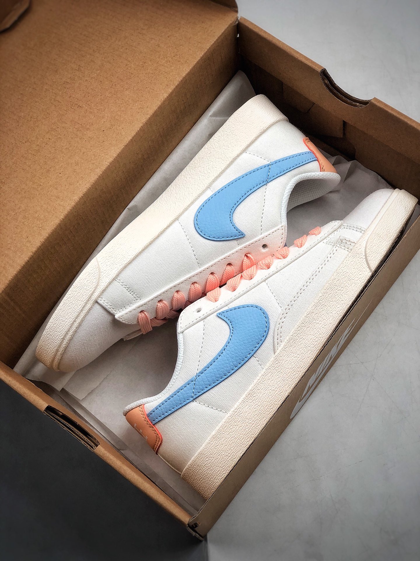140 公司级 耐克/Nike WMNS Blazer Low LX 开拓者 低帮百搭休闲运动帆布板鞋AV9371 604