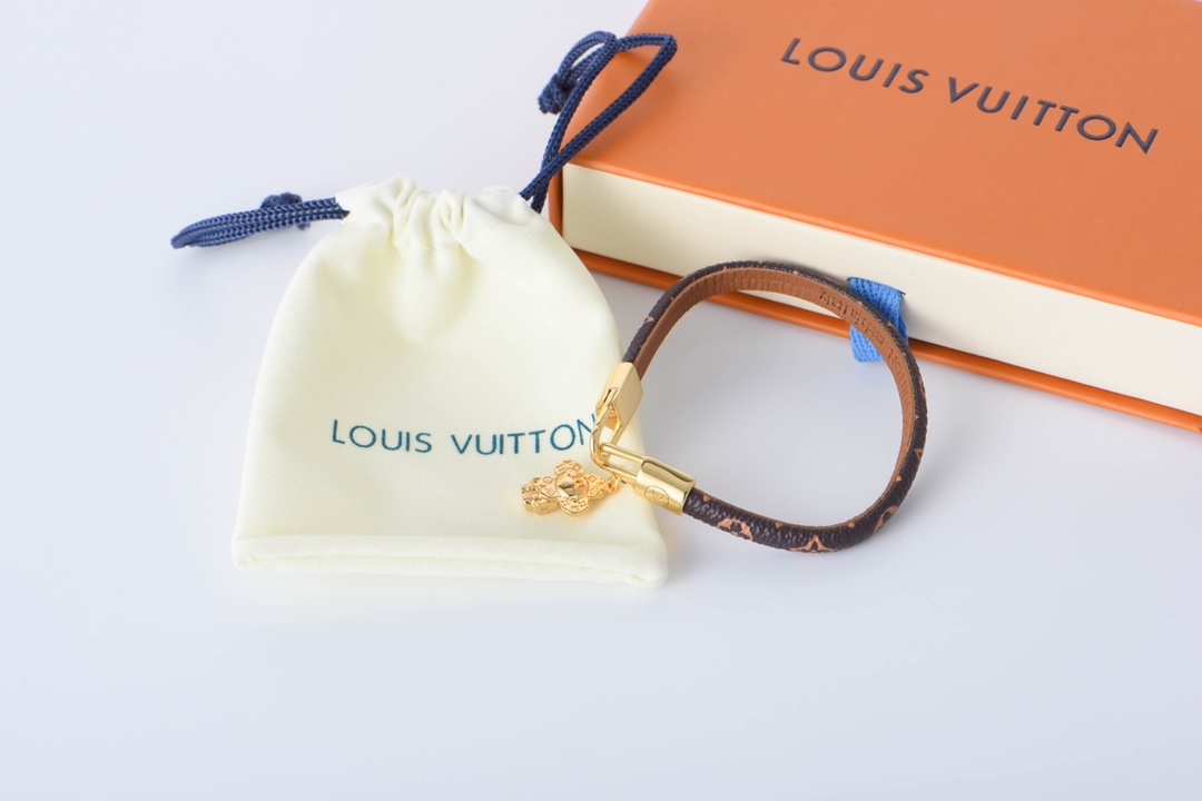 200 Louis Vutton路易威登20ss Vivienne吉祥物皮手环