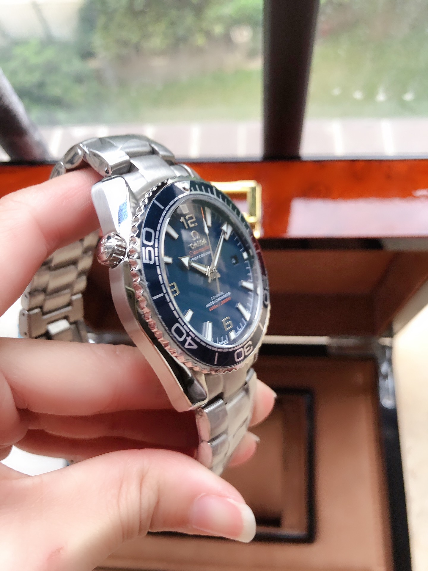 OMEGA欧米茄 海洋600米自動機械腕時計 316L精鋼製