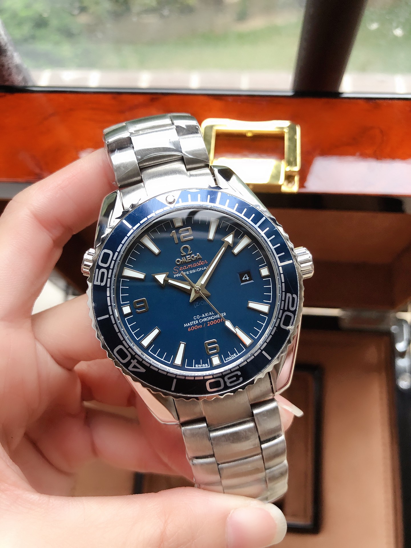 OMEGA欧米茄 海洋600米自動機械腕時計 316L精鋼製