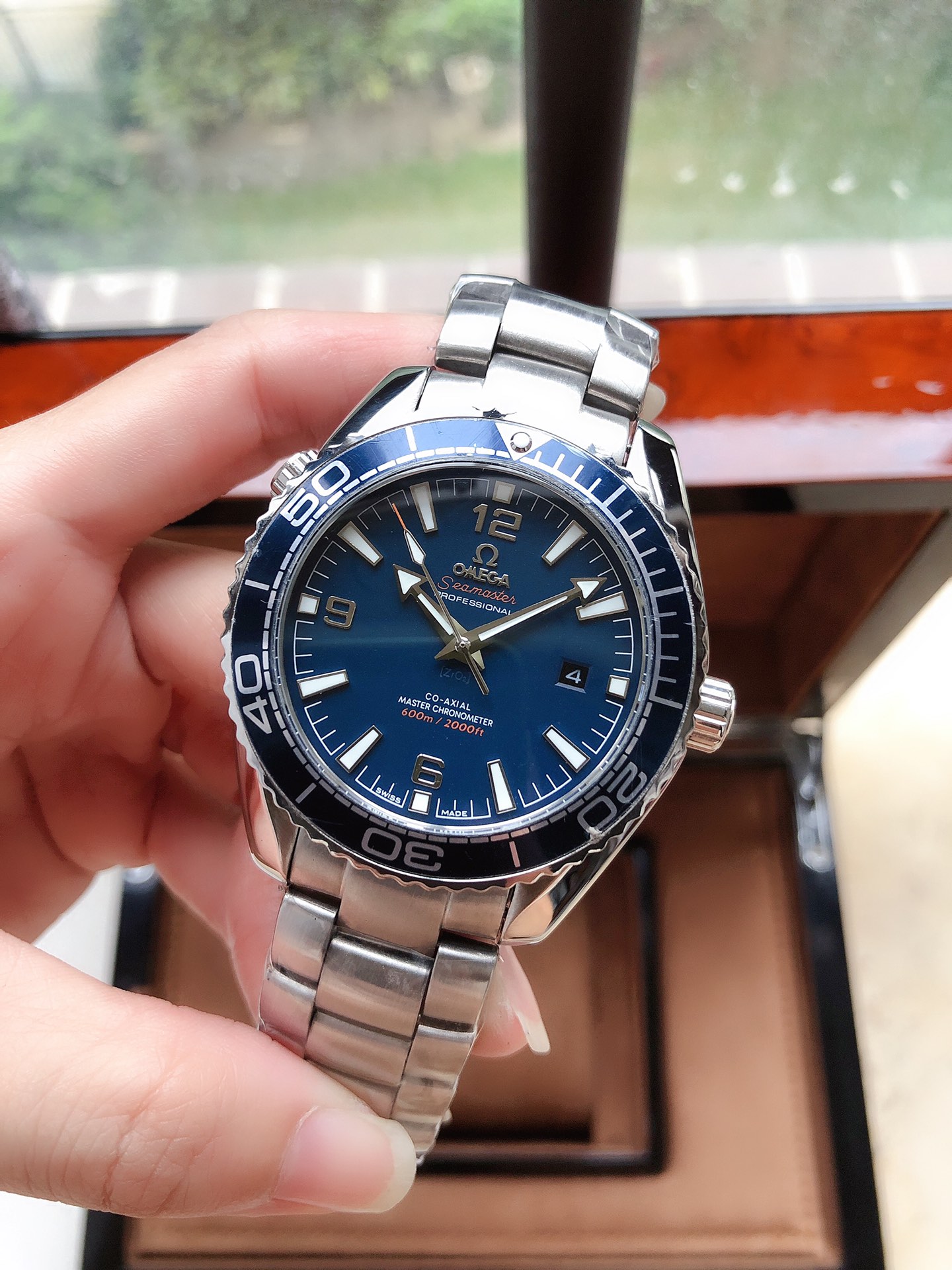 OMEGA欧米茄 海洋600米自動機械腕時計 316L精鋼製