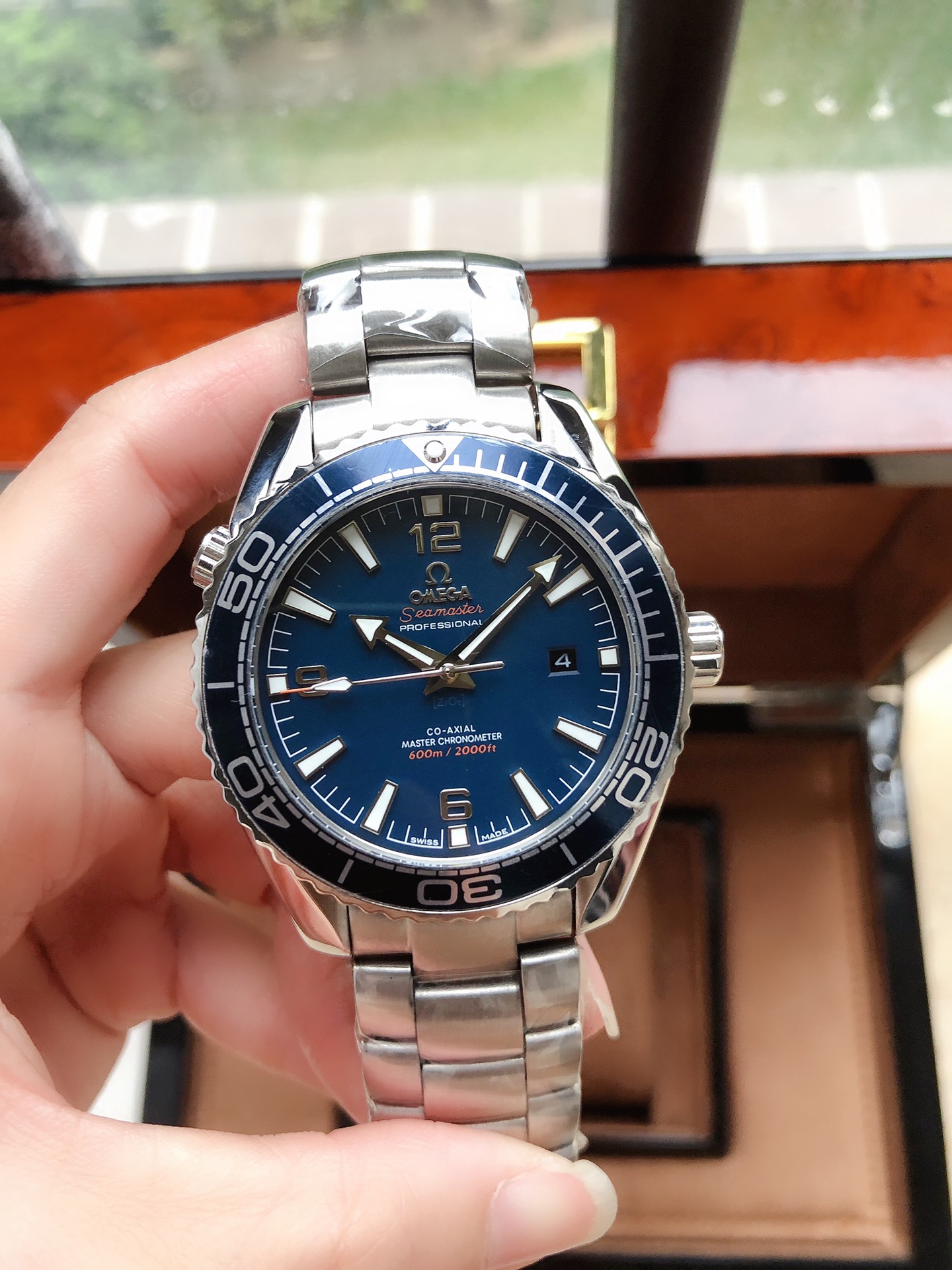 OMEGA欧米茄 海洋600米自動機械腕時計 316L精鋼製