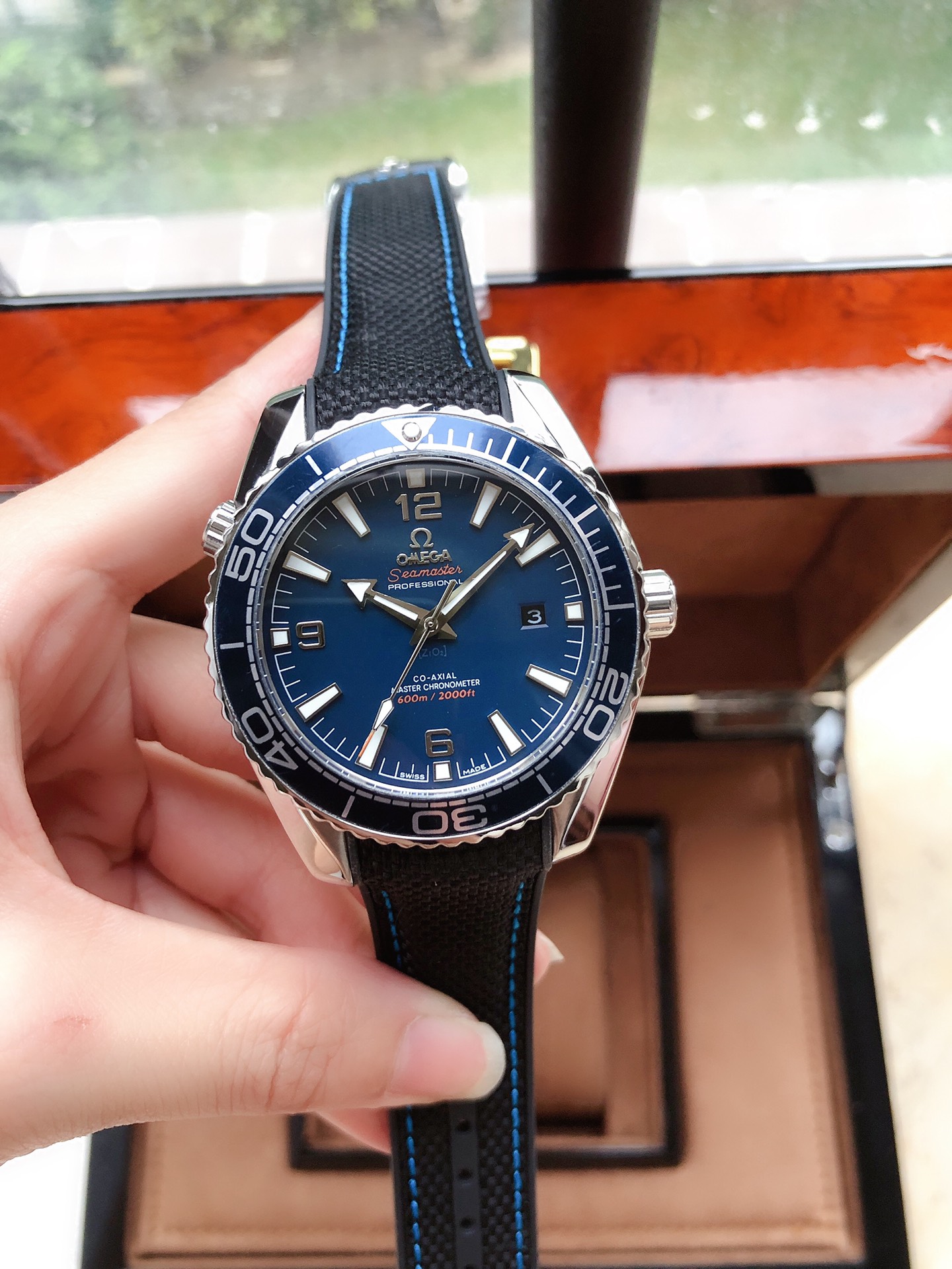 OMEGA欧米茄 海洋600米自動機械腕時計 男性用 316L精鋼