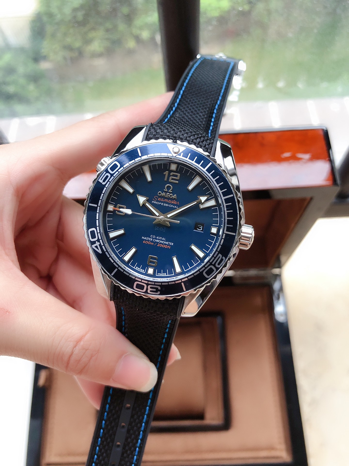 OMEGA欧米茄 海洋600米自動機械腕時計 男性用 316L精鋼