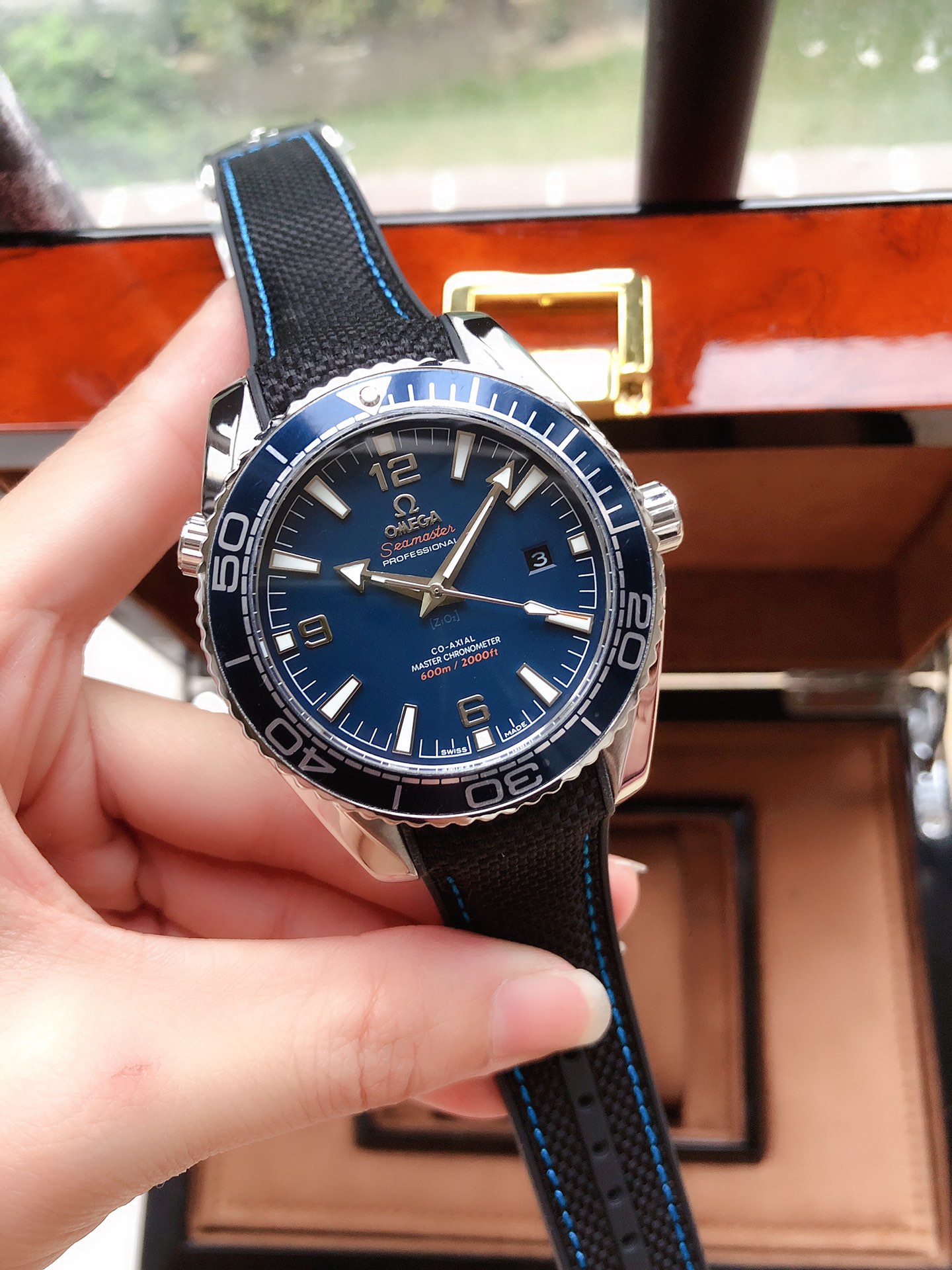 OMEGA欧米茄 海洋600米自動機械腕時計 男性用 316L精鋼