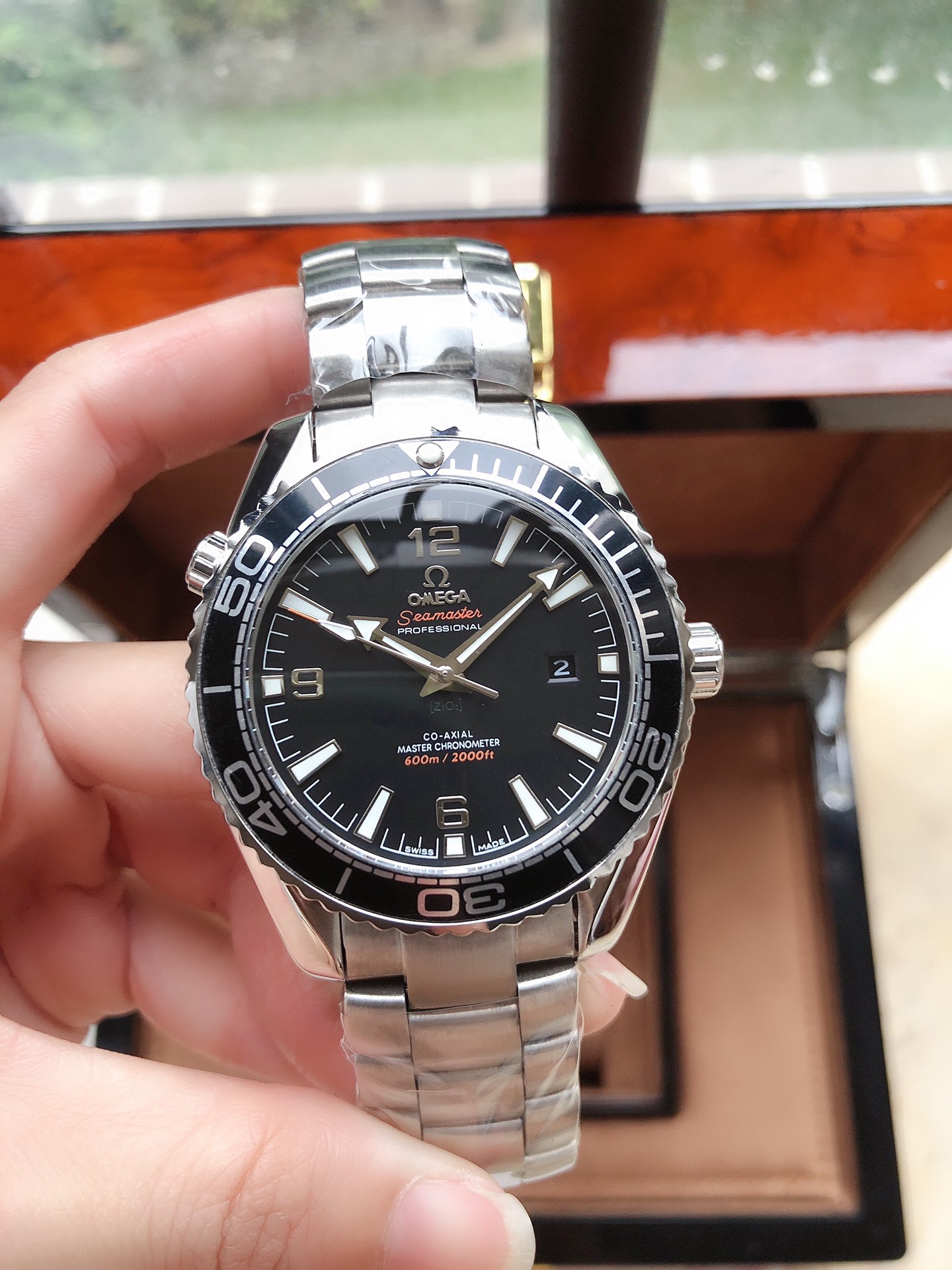 OMEGA欧米茄 男性用海洋600米自動機械時計 43.5mm