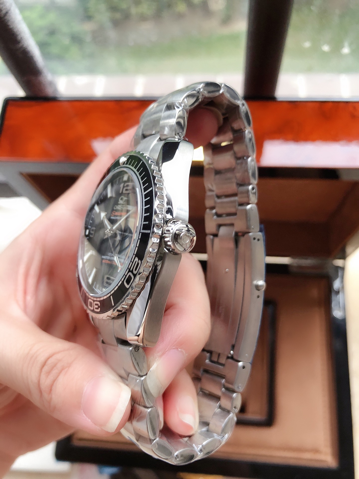 OMEGA欧米茄 男性用海洋600米自動機械時計 43.5mm