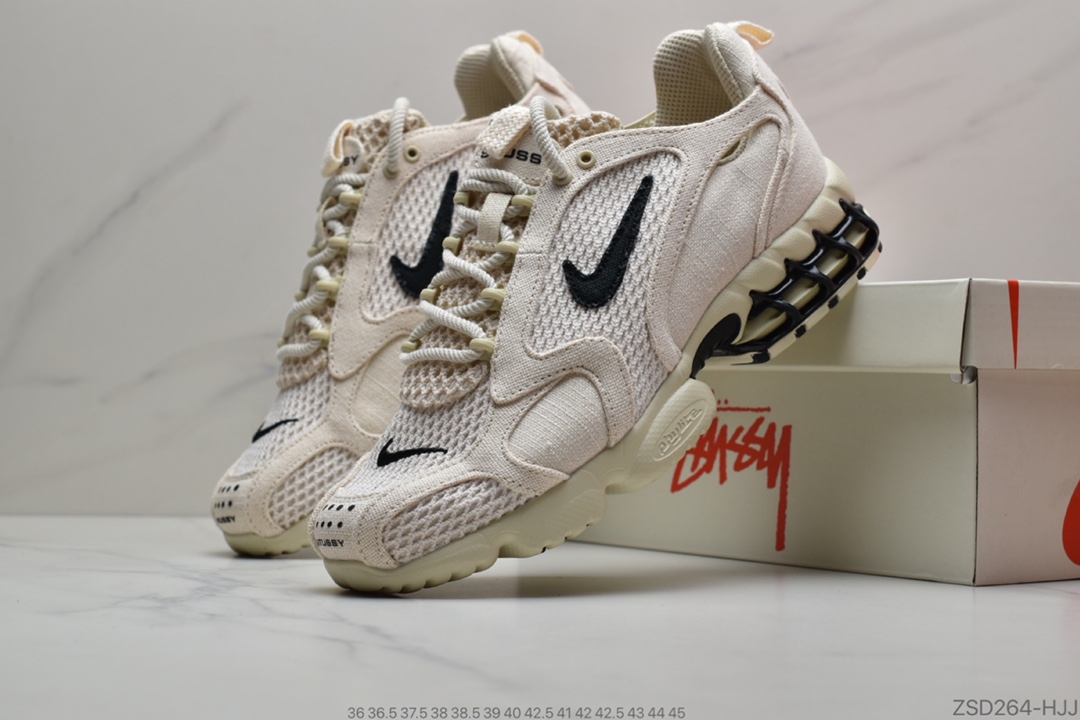 310 公司级  美国元祖街潮头牌Stussy斯图西 x Nike Air Zoom Spiridon Caged CQ5486 200