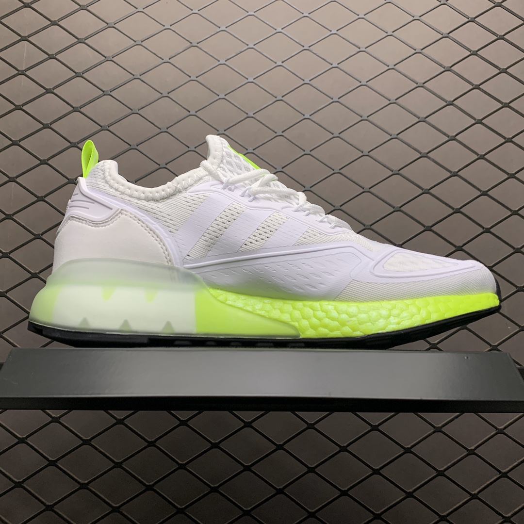 190 Adidas 阿迪达斯 ZX 2K 易烊千玺代言款 爆米花中底跑鞋 FV0480