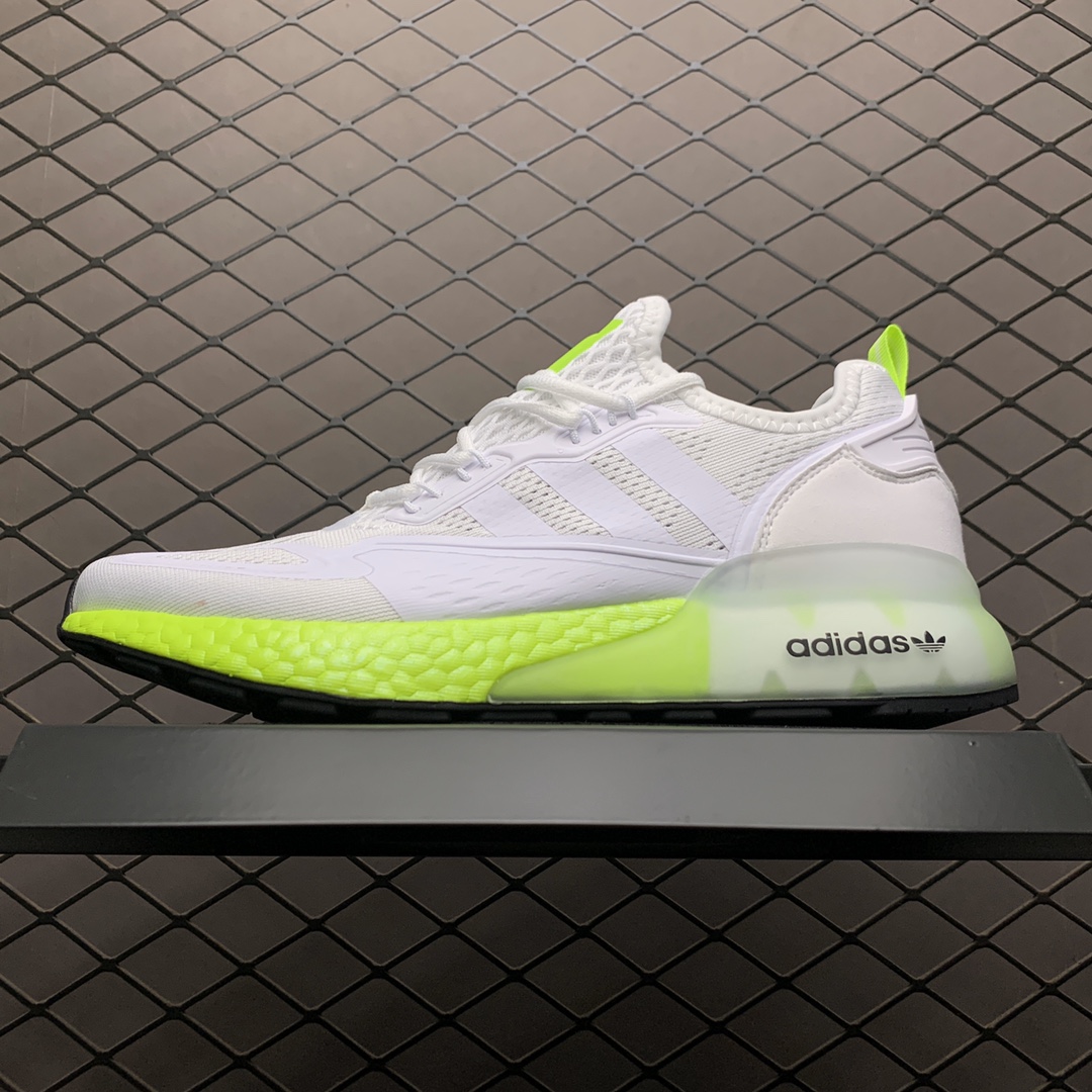 190 Adidas 阿迪达斯 ZX 2K 易烊千玺代言款 爆米花中底跑鞋 FV0480