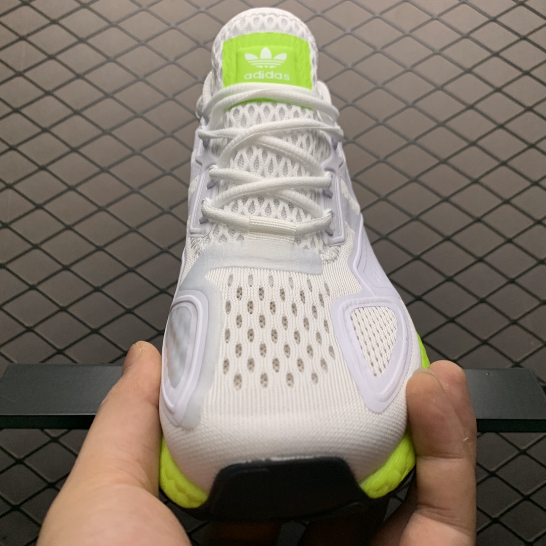 190 Adidas 阿迪达斯 ZX 2K 易烊千玺代言款 爆米花中底跑鞋 FV0480