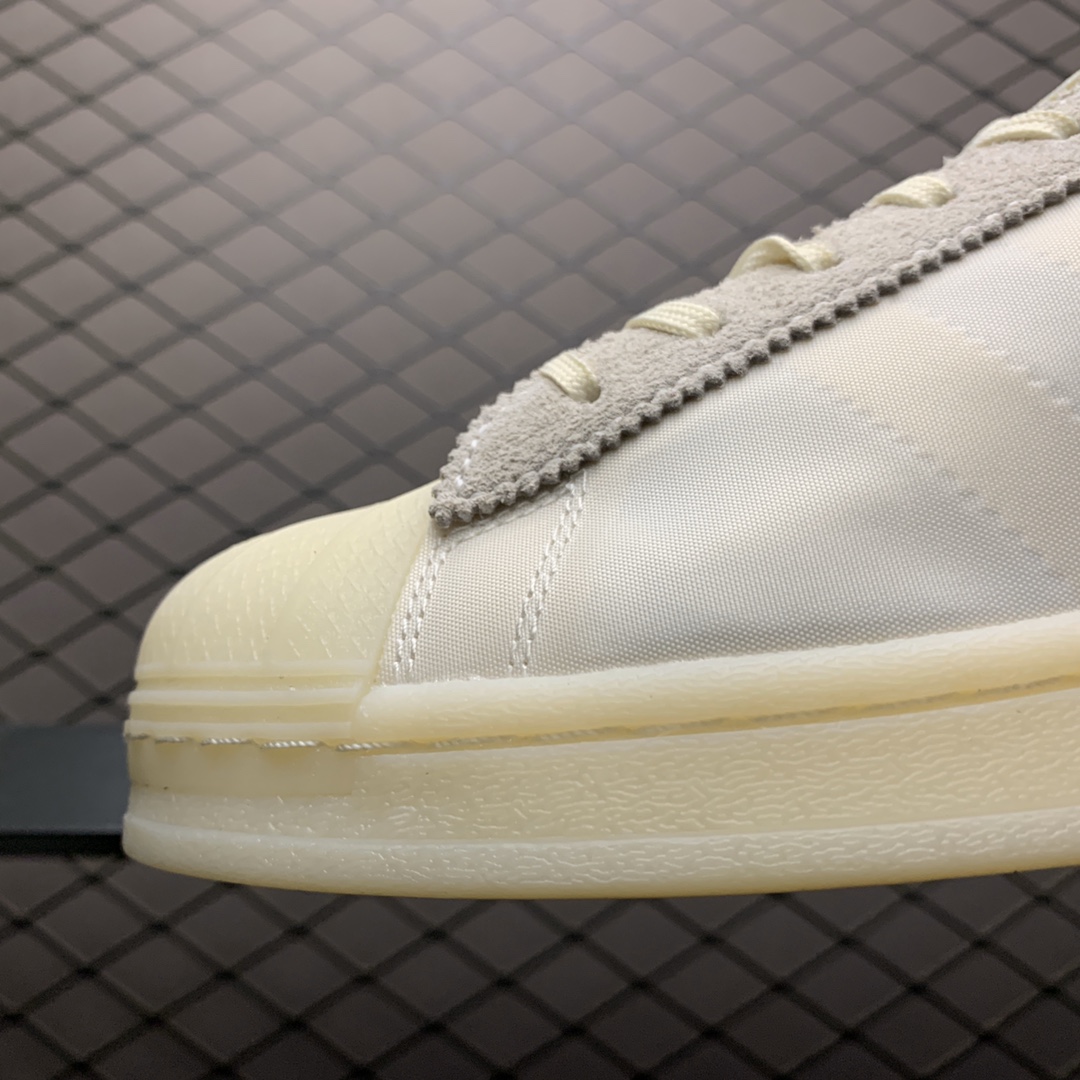 160 Eason x Adidas 阿迪达斯 Superstar 陈奕迅联名 贝壳头休闲半拖 FX2756