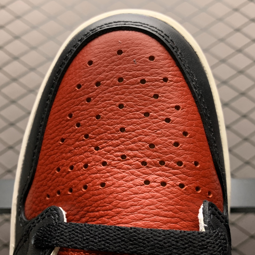360 B级版本 Air Jordan 1 High Bred Toe AJ1 乔1 黑红脚趾 男子文化篮球 555088-610