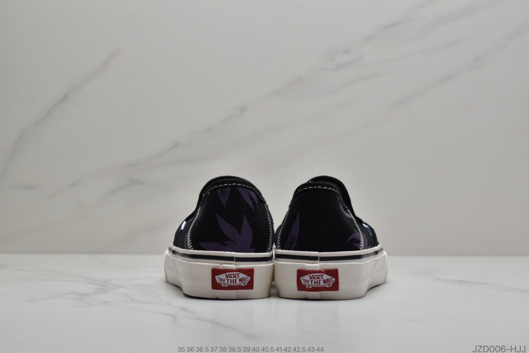 140 公司级 Vans 韩版原宿ulzzang日系一脚蹬紫色枫叶百搭ins港风休闲板鞋