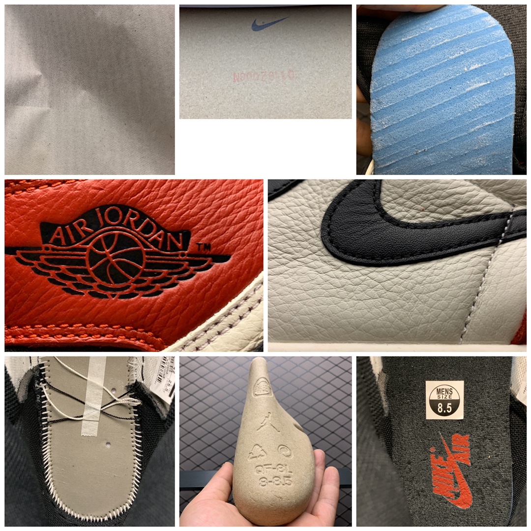 360 B级版本 Air Jordan 1 High Bred Toe AJ1 乔1 黑红脚趾 男子文化篮球 555088-610