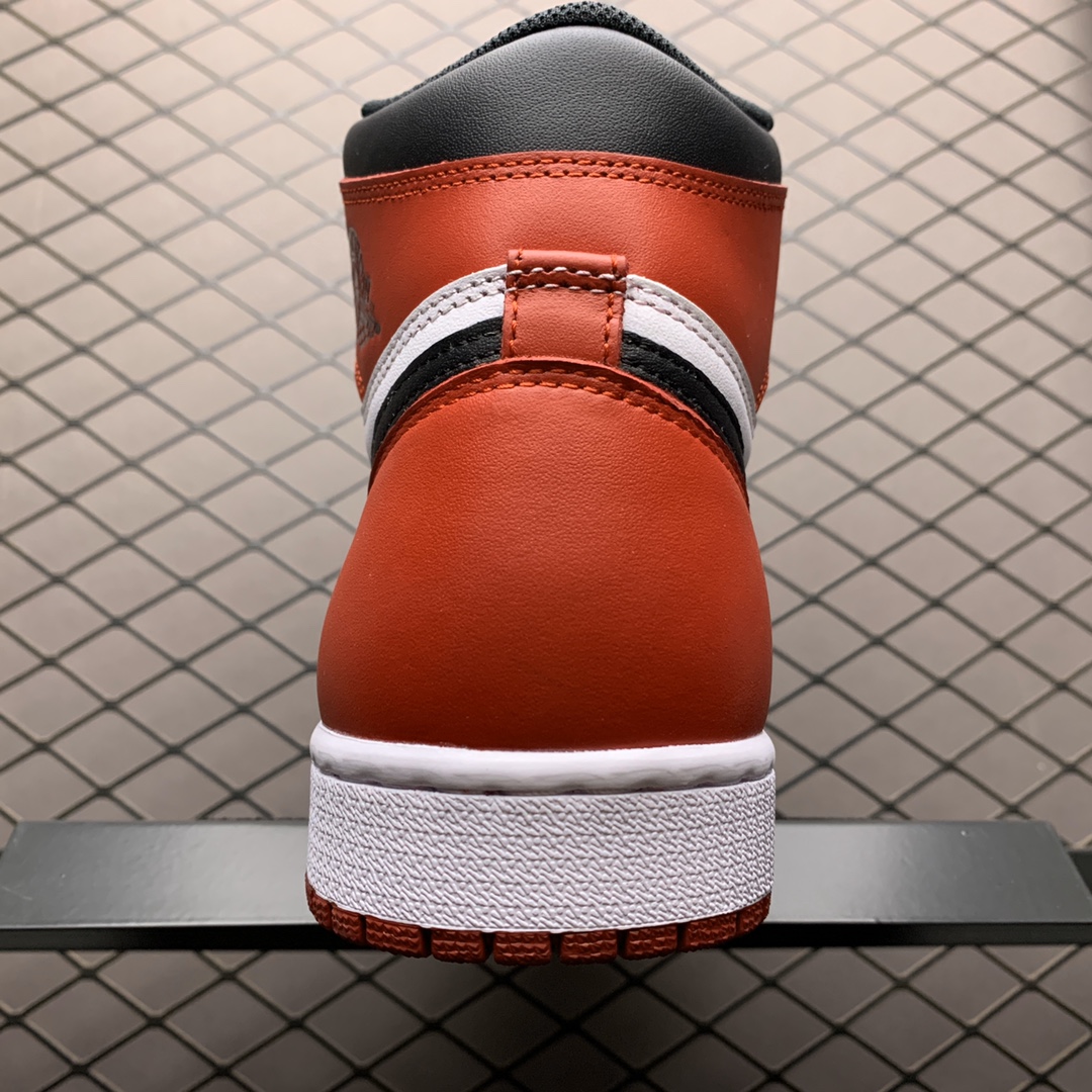 360 B级版本 Air Jordan 1 High Black Toe AJ1 乔1 黑脚趾 男子文化篮球 555088-125