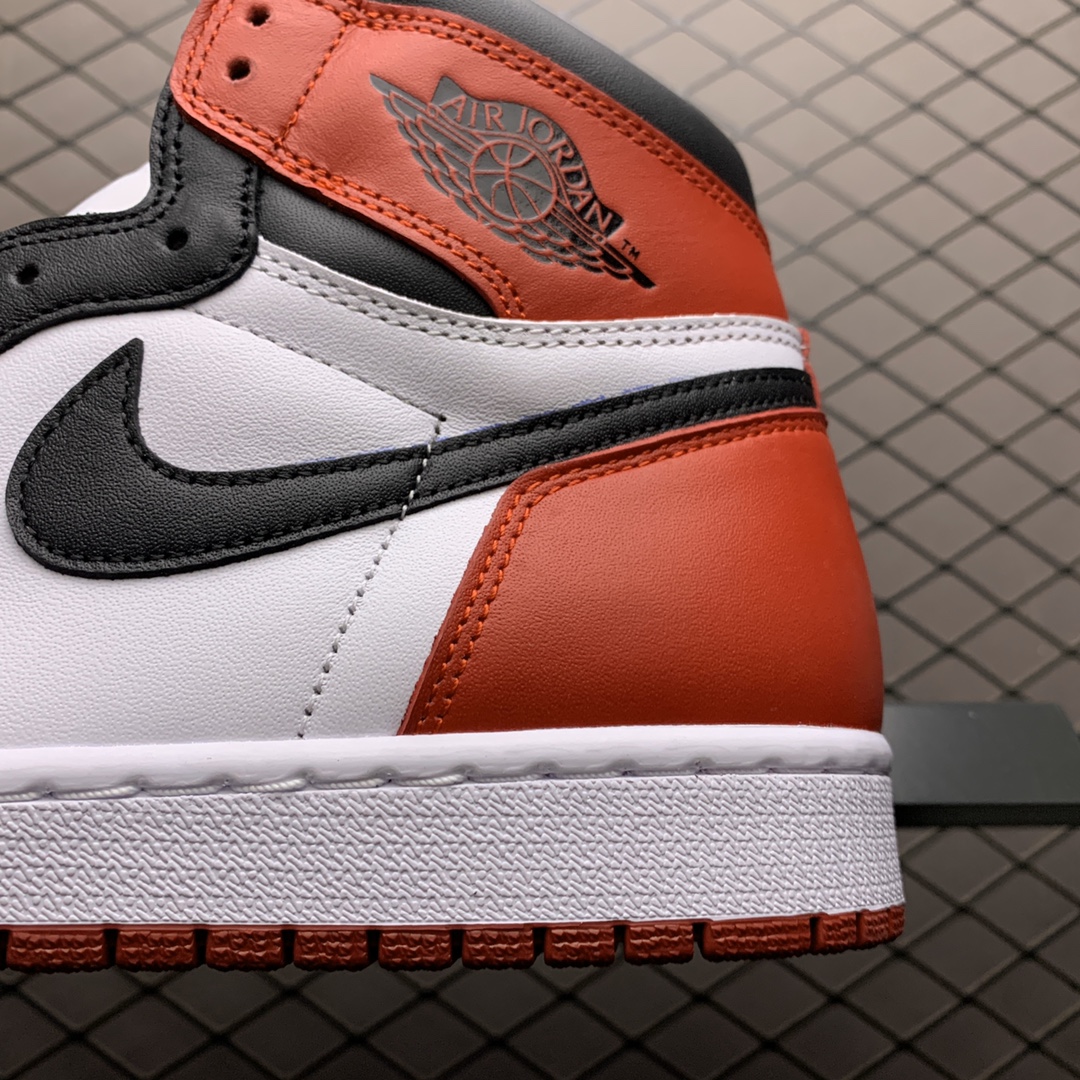 360 B级版本 Air Jordan 1 High Black Toe AJ1 乔1 黑脚趾 男子文化篮球 555088-125