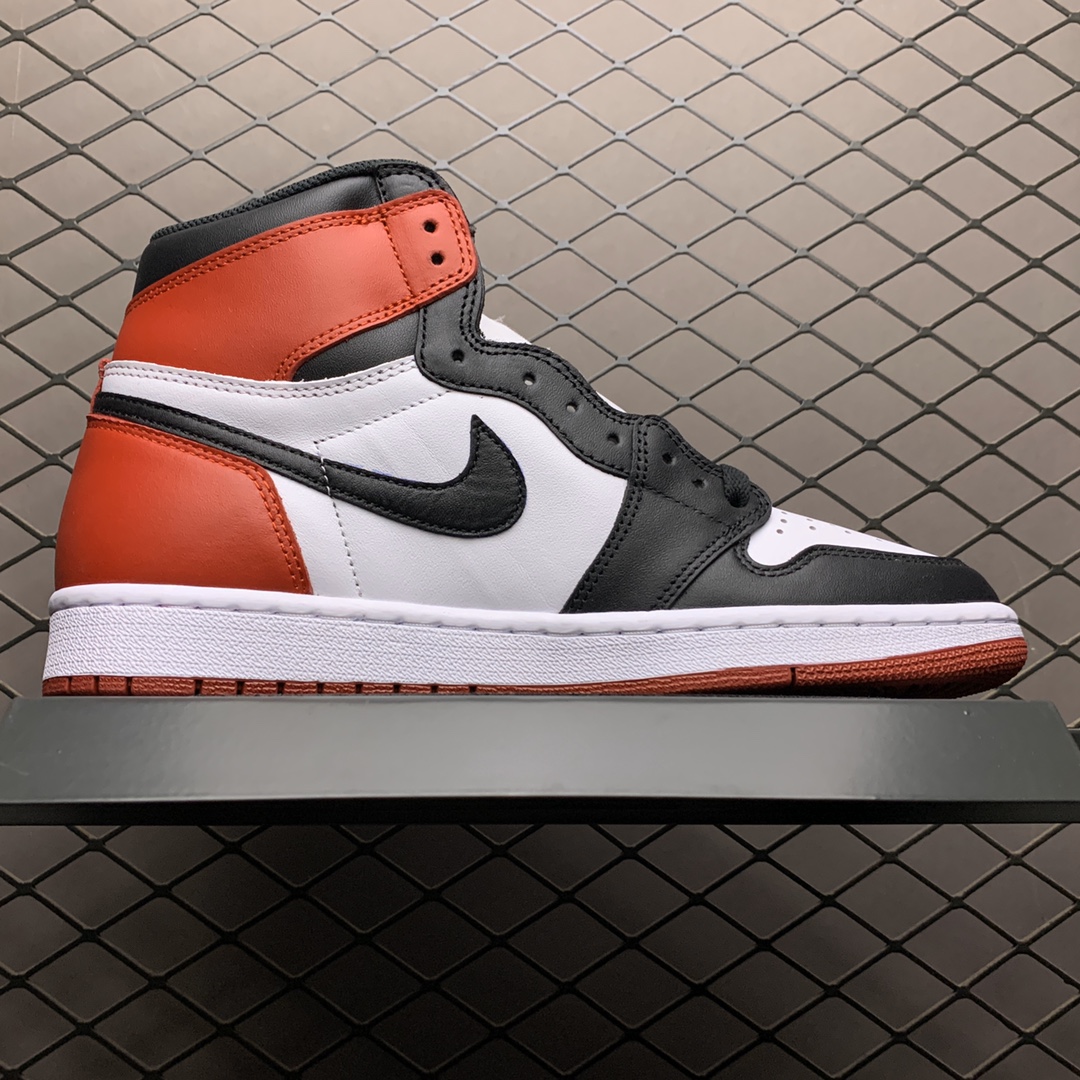 360 B级版本 Air Jordan 1 High Black Toe AJ1 乔1 黑脚趾 男子文化篮球 555088-125