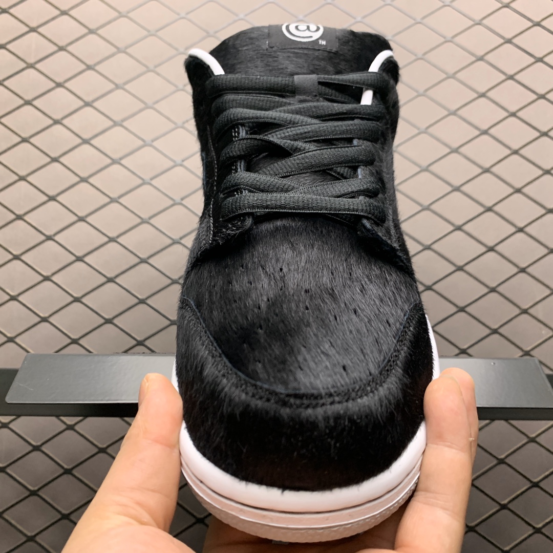460 纯原版本 Nike SB Dunk Low OG QS 全黑马毛 低帮休闲运动滑板鞋 CZ5127-001