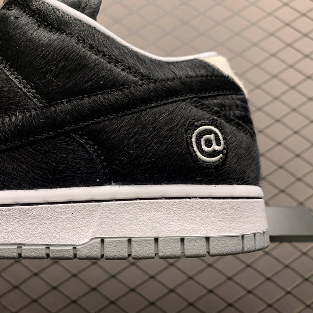 460 纯原版本 Nike SB Dunk Low OG QS 全黑马毛 低帮休闲运动滑板鞋 CZ5127-001