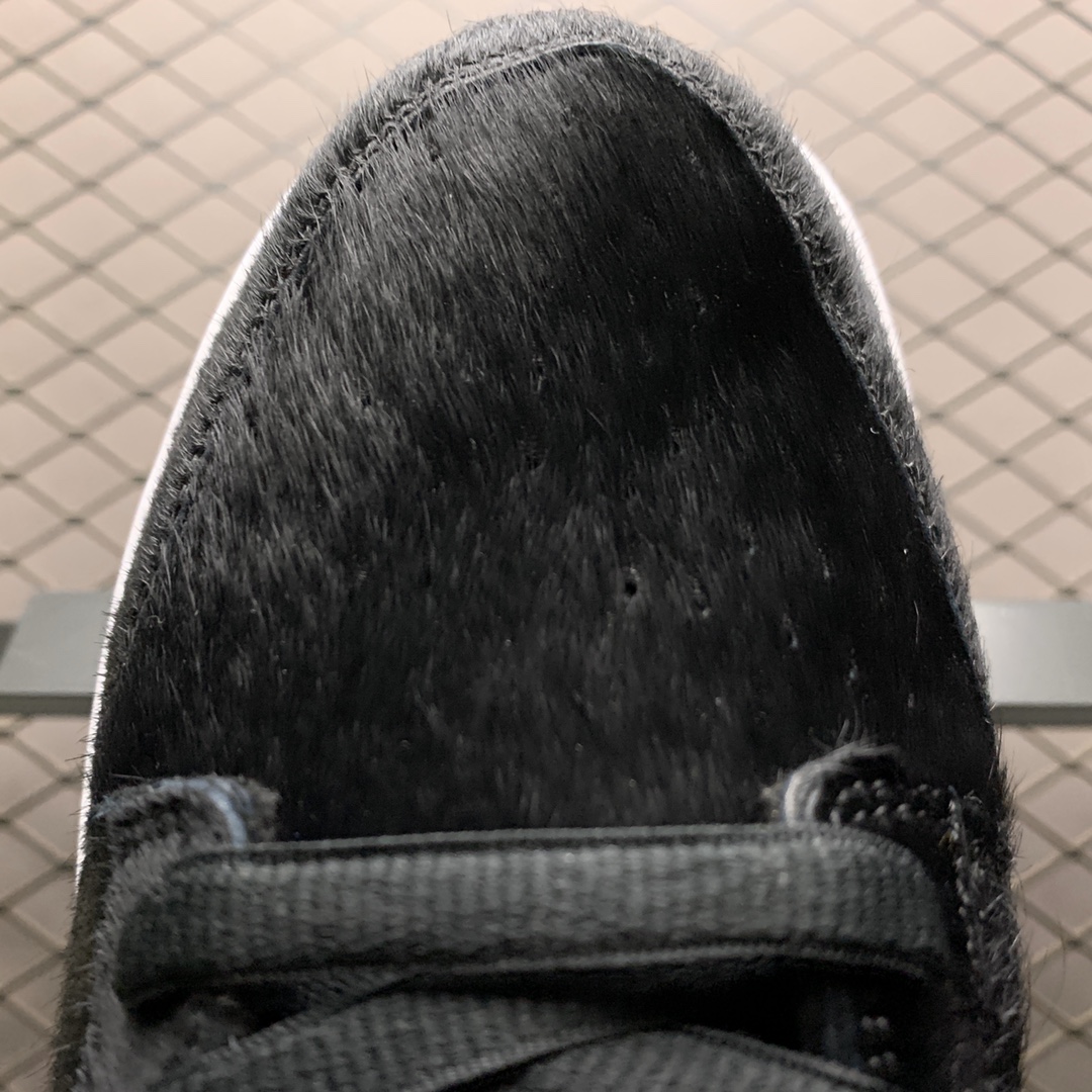 460 纯原版本 Nike SB Dunk Low OG QS 全黑马毛 低帮休闲运动滑板鞋 CZ5127-001
