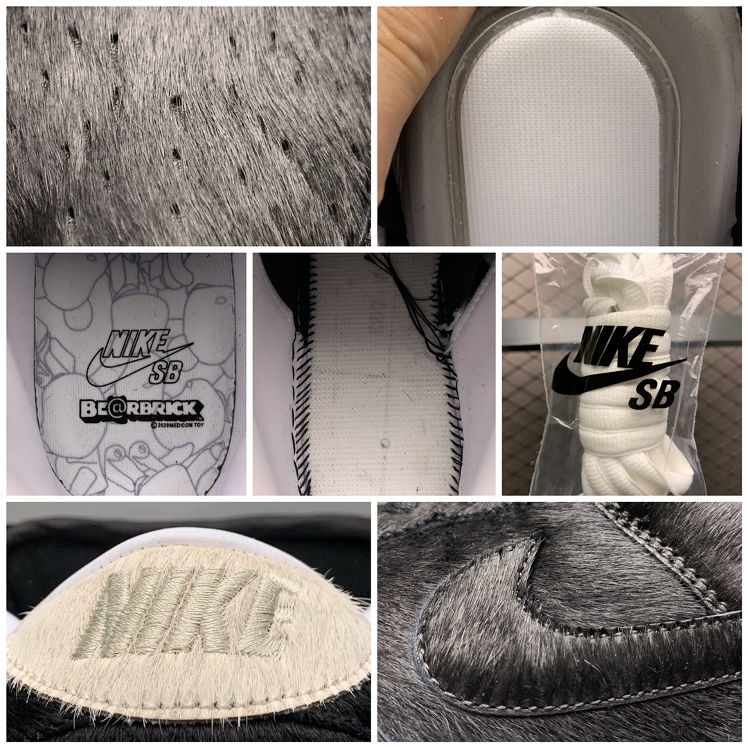 460 纯原版本 Nike SB Dunk Low OG QS 全黑马毛 低帮休闲运动滑板鞋 CZ5127-001