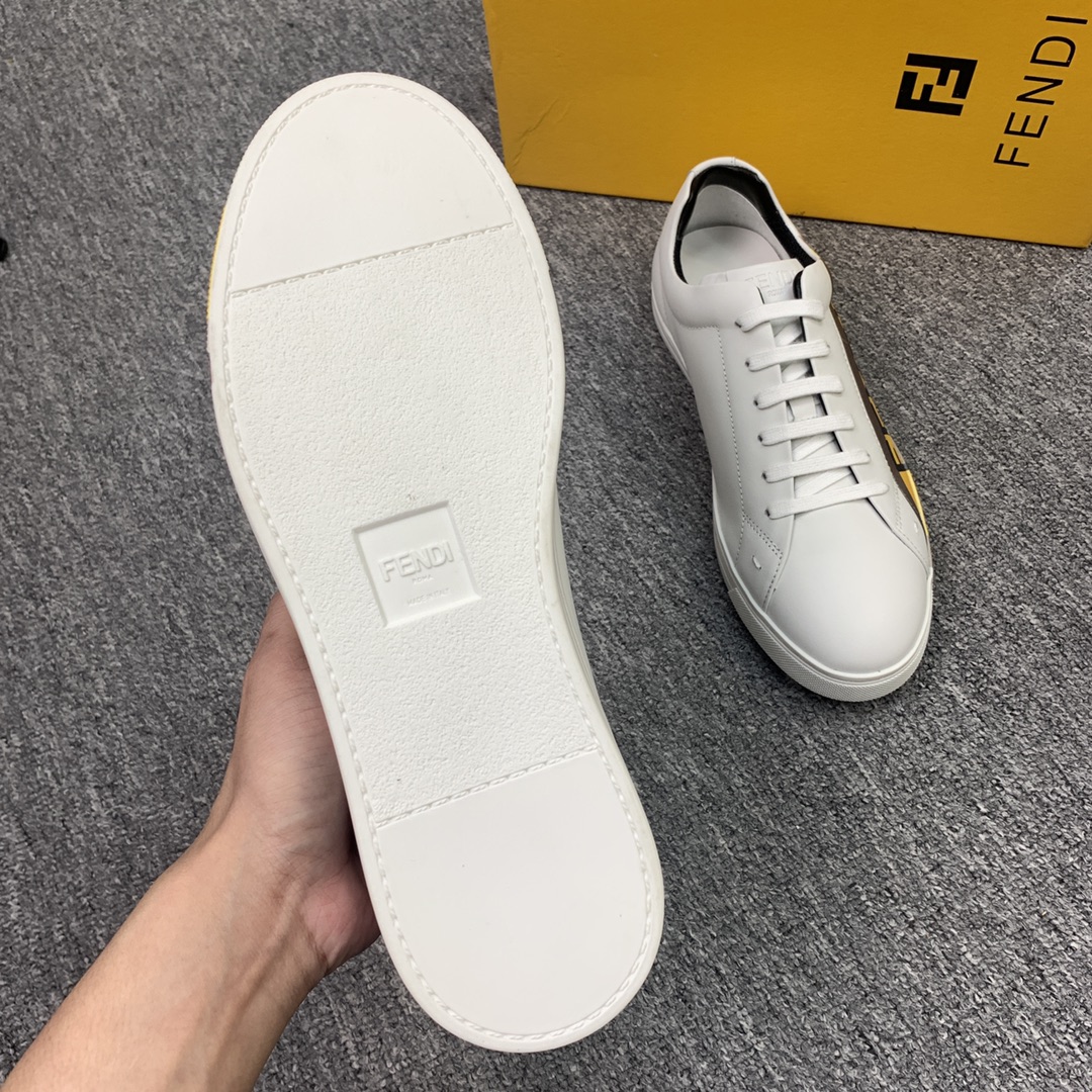 Fendi Style Leather Men's Shoes style reference detail image 7 from source 781808
