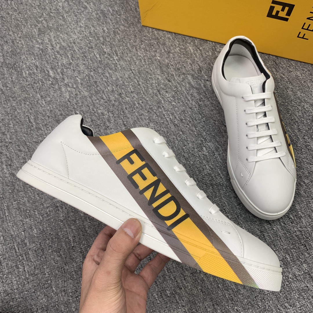 Fendi Style Leather Men's Shoes style reference detail image 4 from source 781808