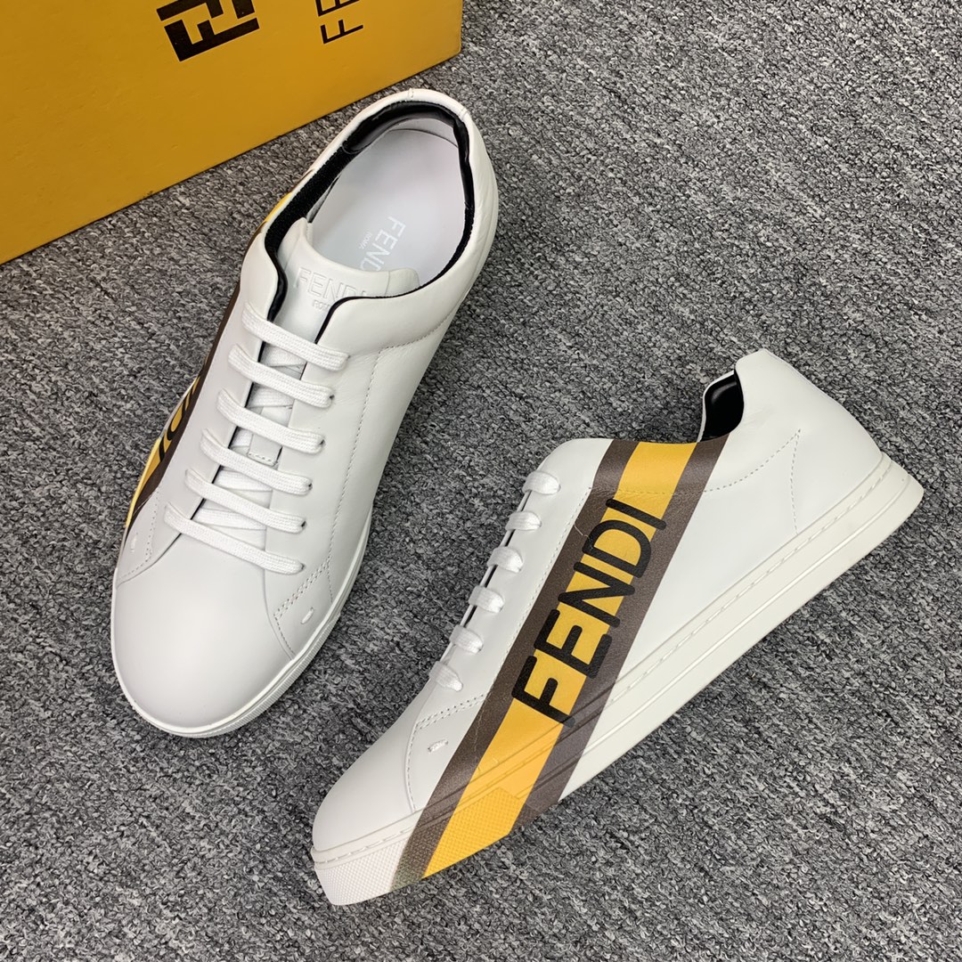 Fendi Style Leather Men's Shoes style reference detail image 6 from source 781808