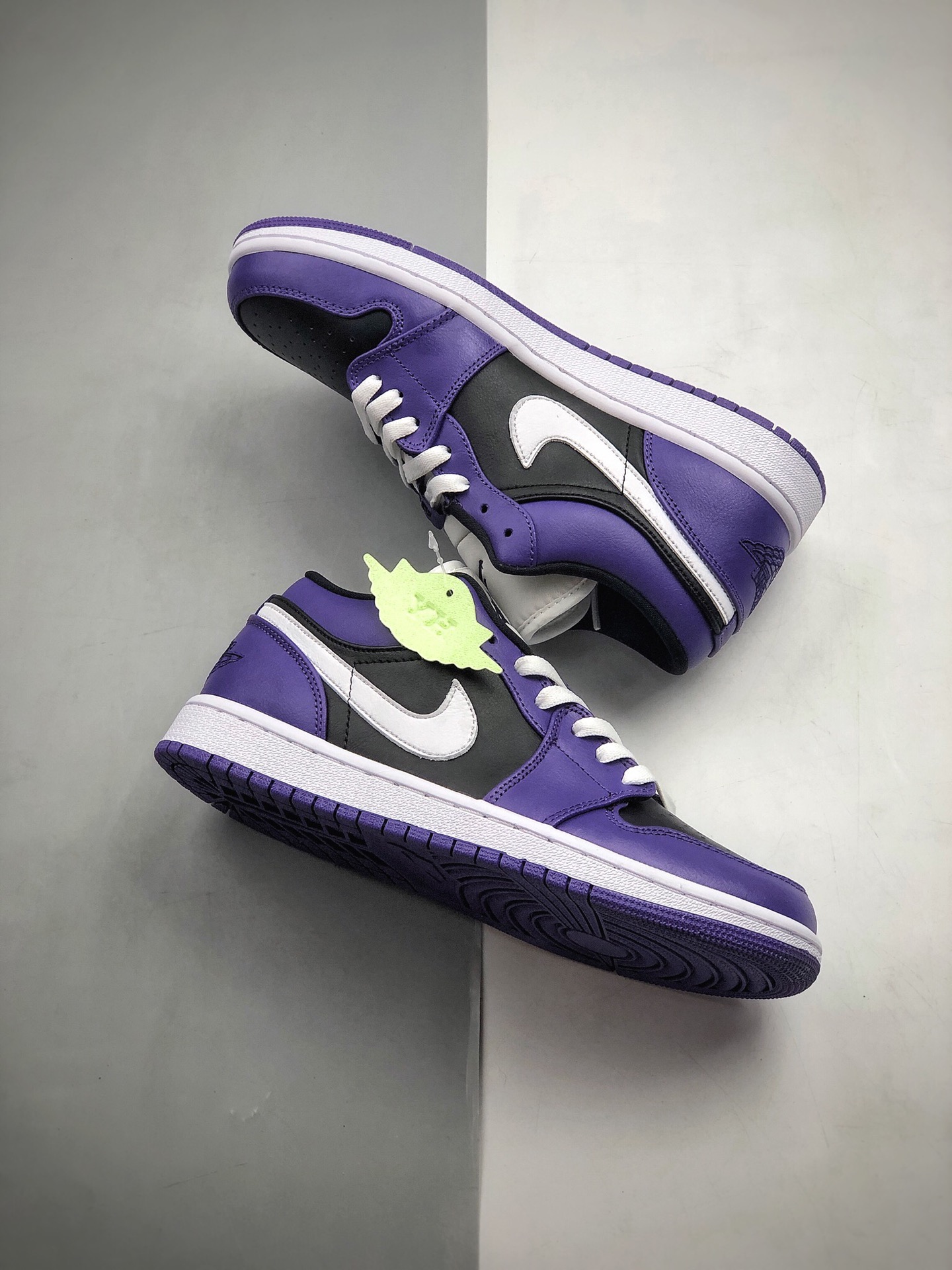 200  Nike Air Jordan 1 Low  “Purple Black”AJ1低帮 黑紫 葡萄紫 553558-501
