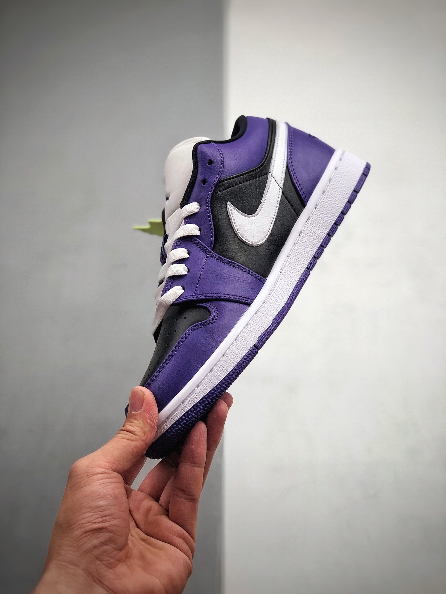 200  Nike Air Jordan 1 Low  “Purple Black”AJ1低帮 黑紫 葡萄紫 553558-501