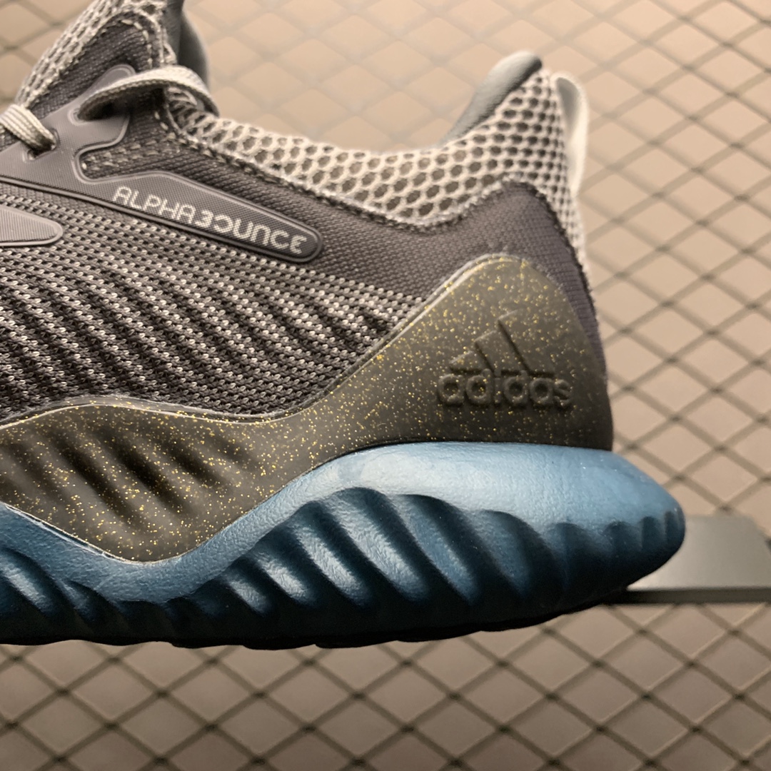 180 Adidas 阿迪达斯 AlphaBounce Beyond m 阿尔法网面鸳鸯休闲跑步鞋 CG3305