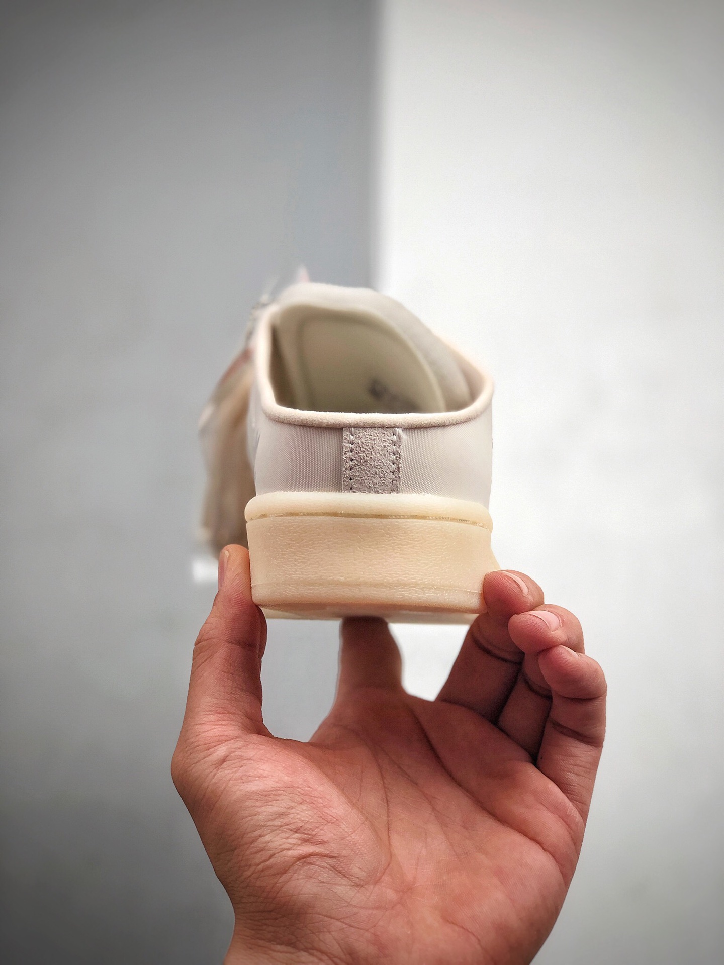160 公司级 adidas 贝壳头 半拖 帆布 米白色 陈奕迅 阿虎同款FX8116