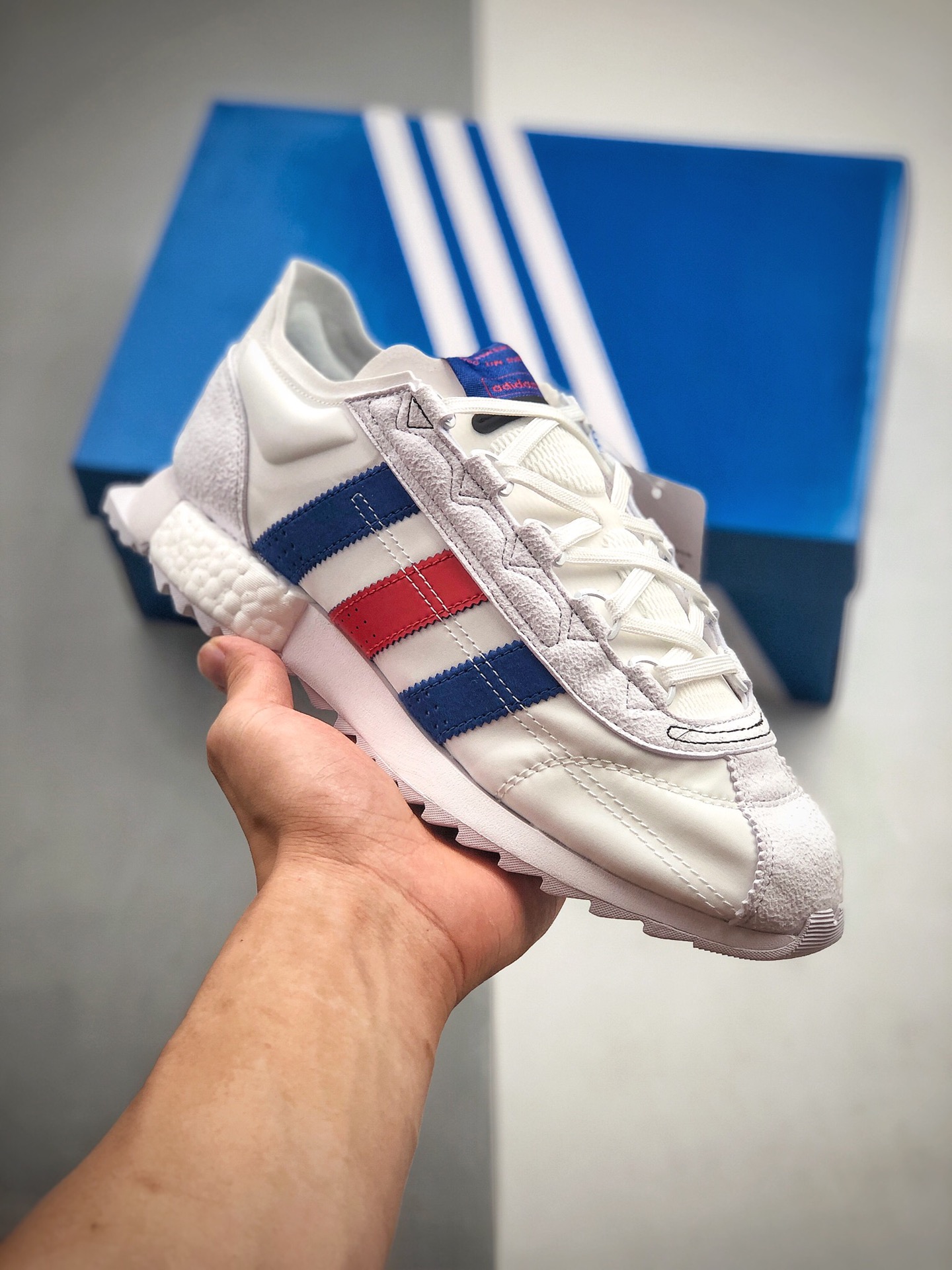 230 adidas 阿迪达斯 三叶草 夏季新款 SL 7600爆米花缓震软底男女经典运动鞋 货号：FW6375