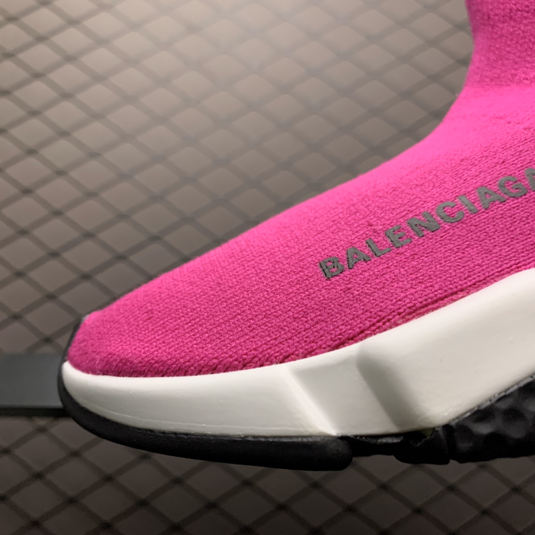 250 Balenciaga 巴黎世家 Speed knit Mid sneakers针织系带中帮袜子套脚百搭慢跑鞋