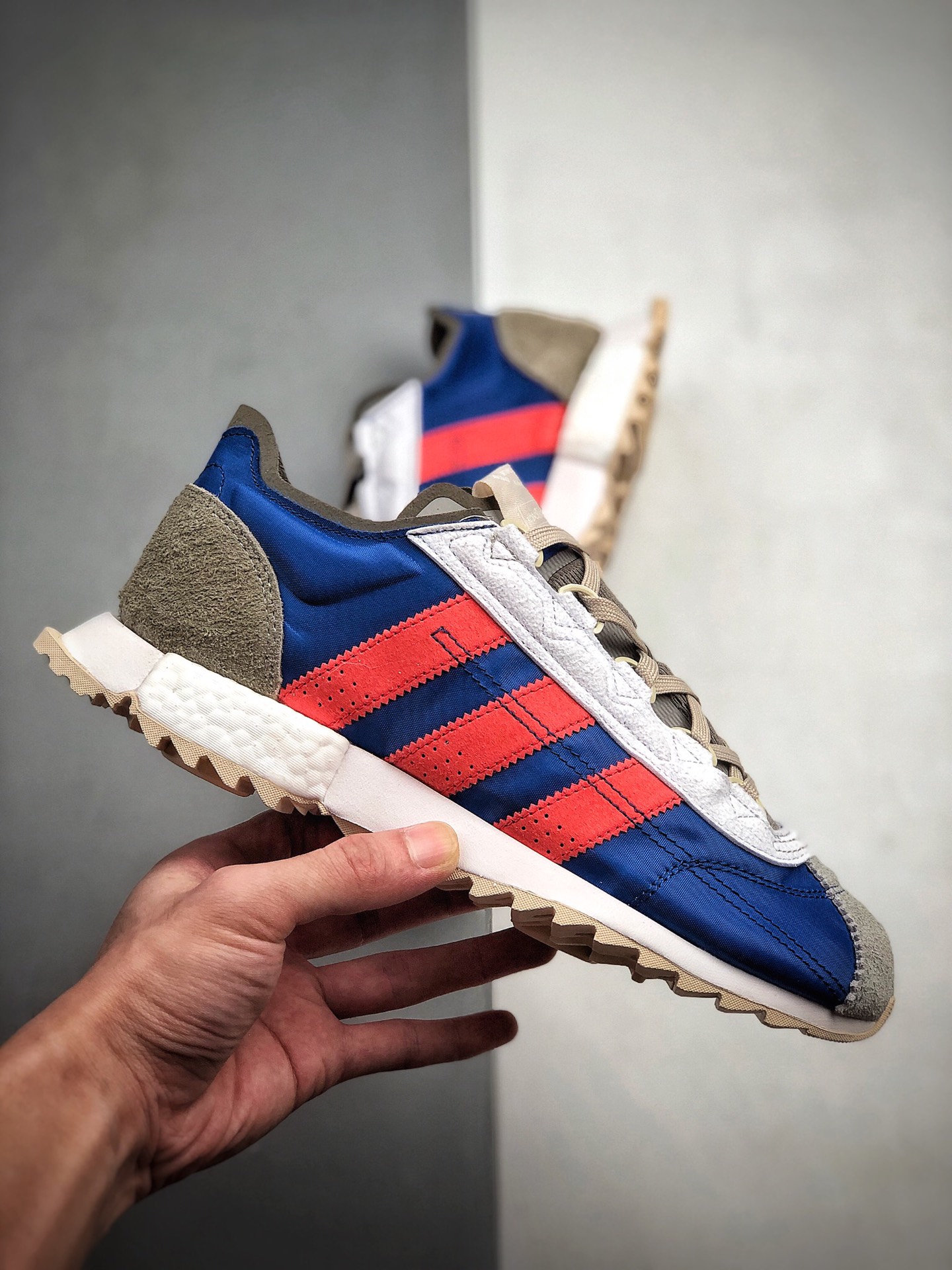 220  新品Adidas SL 7600 Boost 阿迪复古透气爆米花跑鞋 EG6780