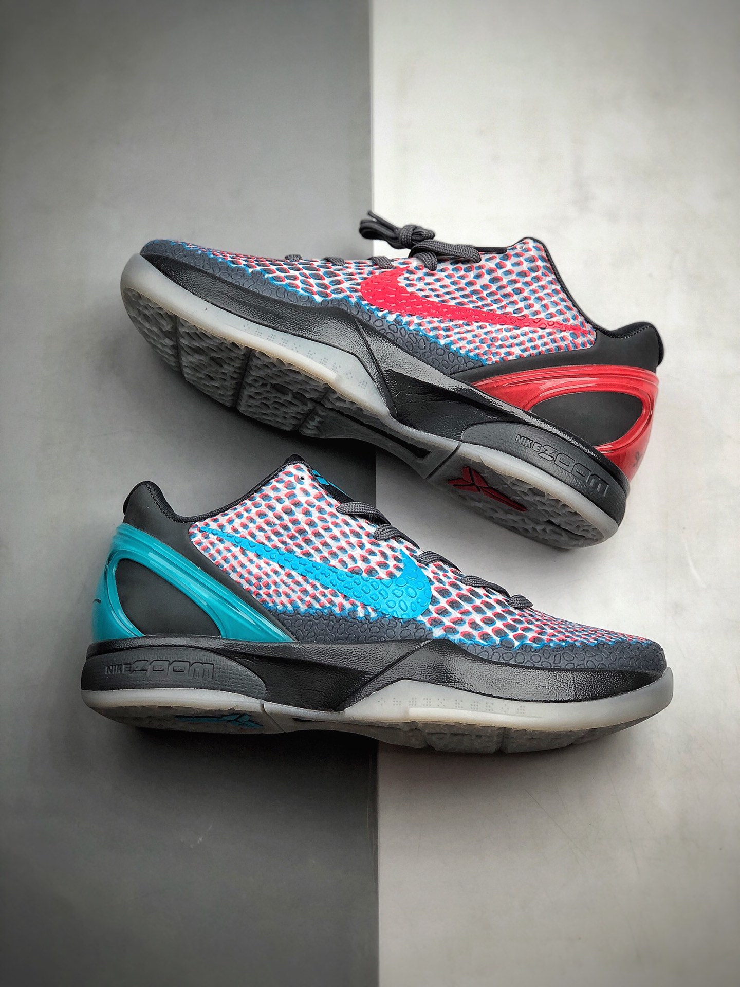 250 Nike Kobe 6 V 3D 好莱坞ZK 6是第一双科比将自己的绰号Black Mamba与自己的签名鞋DD2305-003