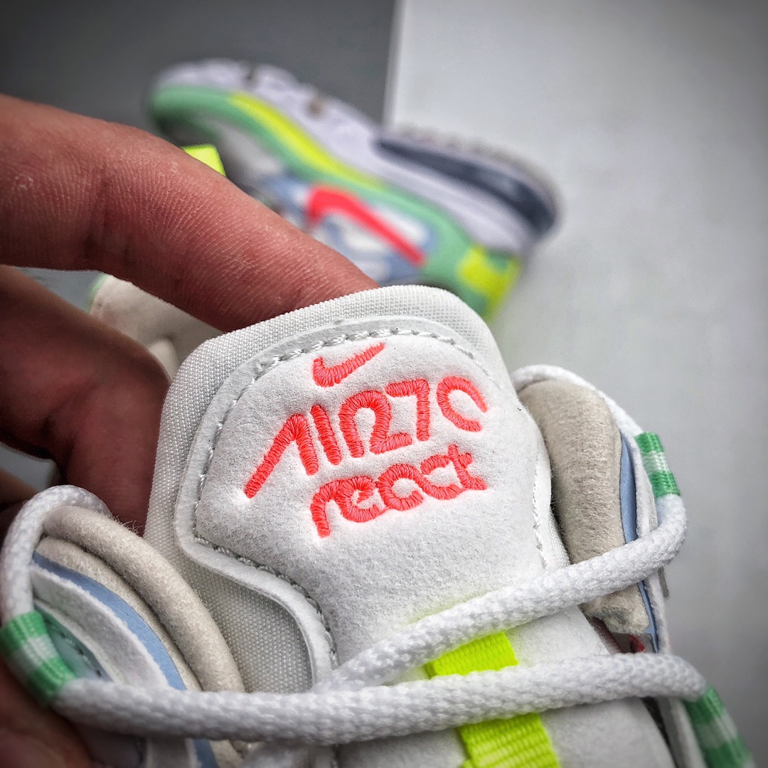 200 公司级 Max 270 糖果色 Nike React Air Max 270混合科技后掌半气垫慢跑鞋 DB5927 161