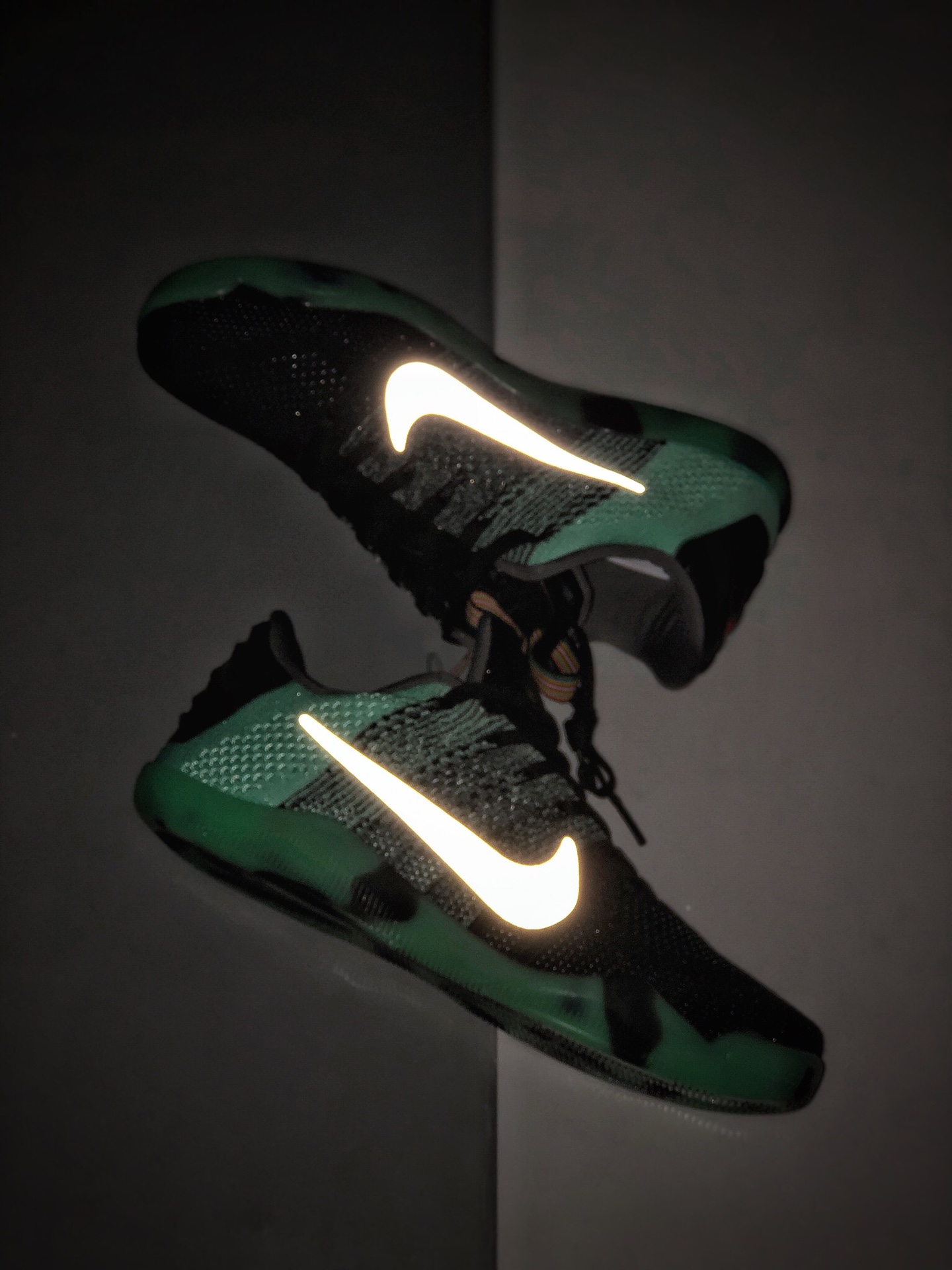 230 耐克Nike Kobe XI Elite Low”All Star Game”科比11代低帮飞线室内实战运动篮球鞋“全明星黑灰绿”822521-305