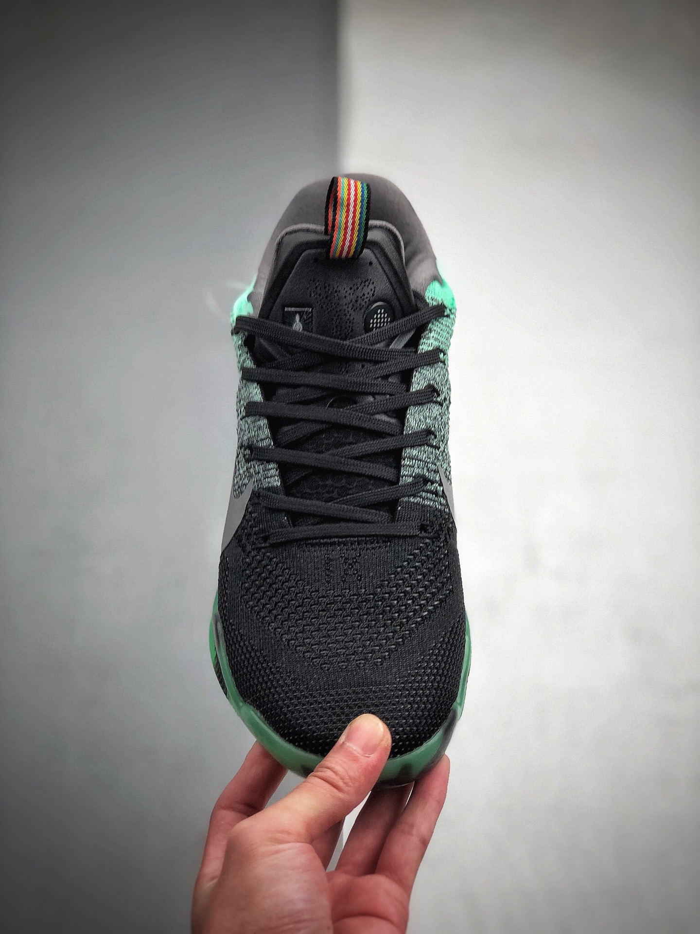 230 耐克Nike Kobe XI Elite Low”All Star Game”科比11代低帮飞线室内实战运动篮球鞋“全明星黑灰绿”822521-305