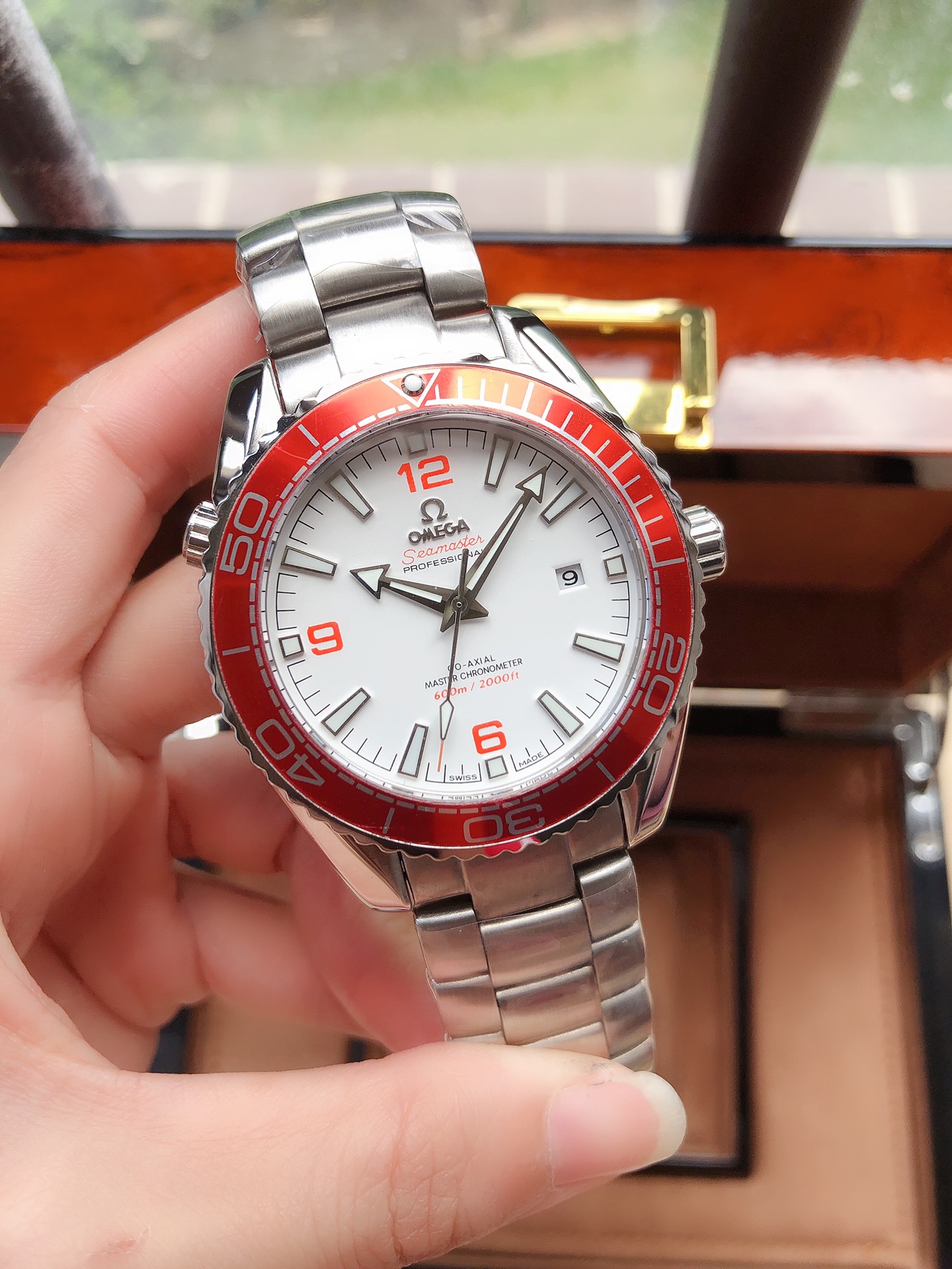 OMEGA欧米茄 海洋600米自動機械腕時計 316L精鋼製