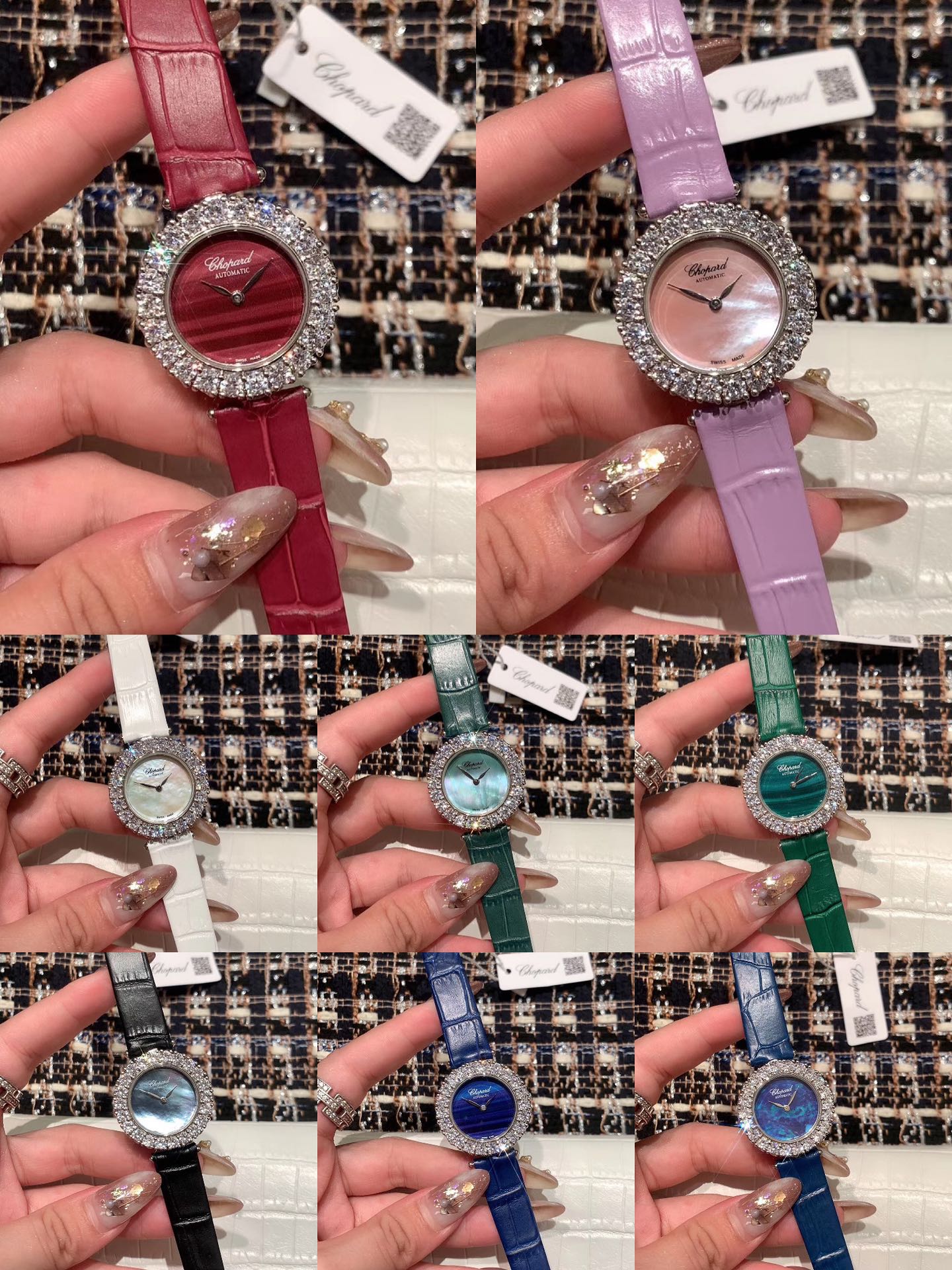 Unknown 多种多样的贝壳表盘，多种多样的颜色表带，银色玫瑰金黄金色都有，皮带钢带都有，满足您各种要求，完美