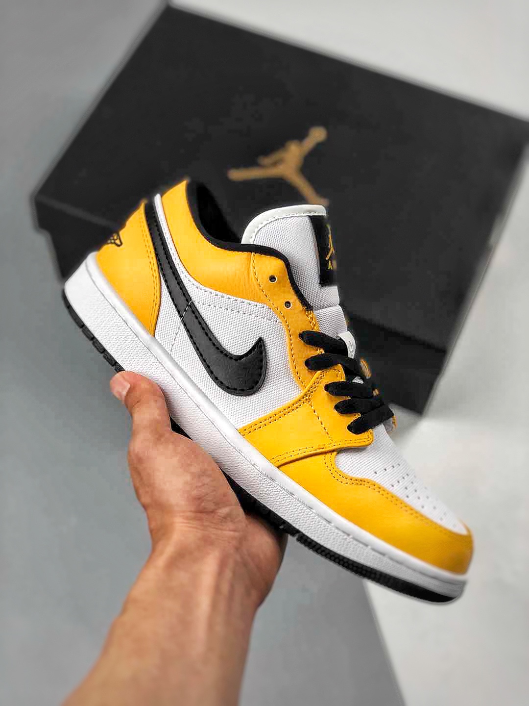 Apoyo contra reembolso Air Jordan 1 Low “Laser Orange” blanco/naranja 🍊, compra de zapatos originales de la empresa pa…
