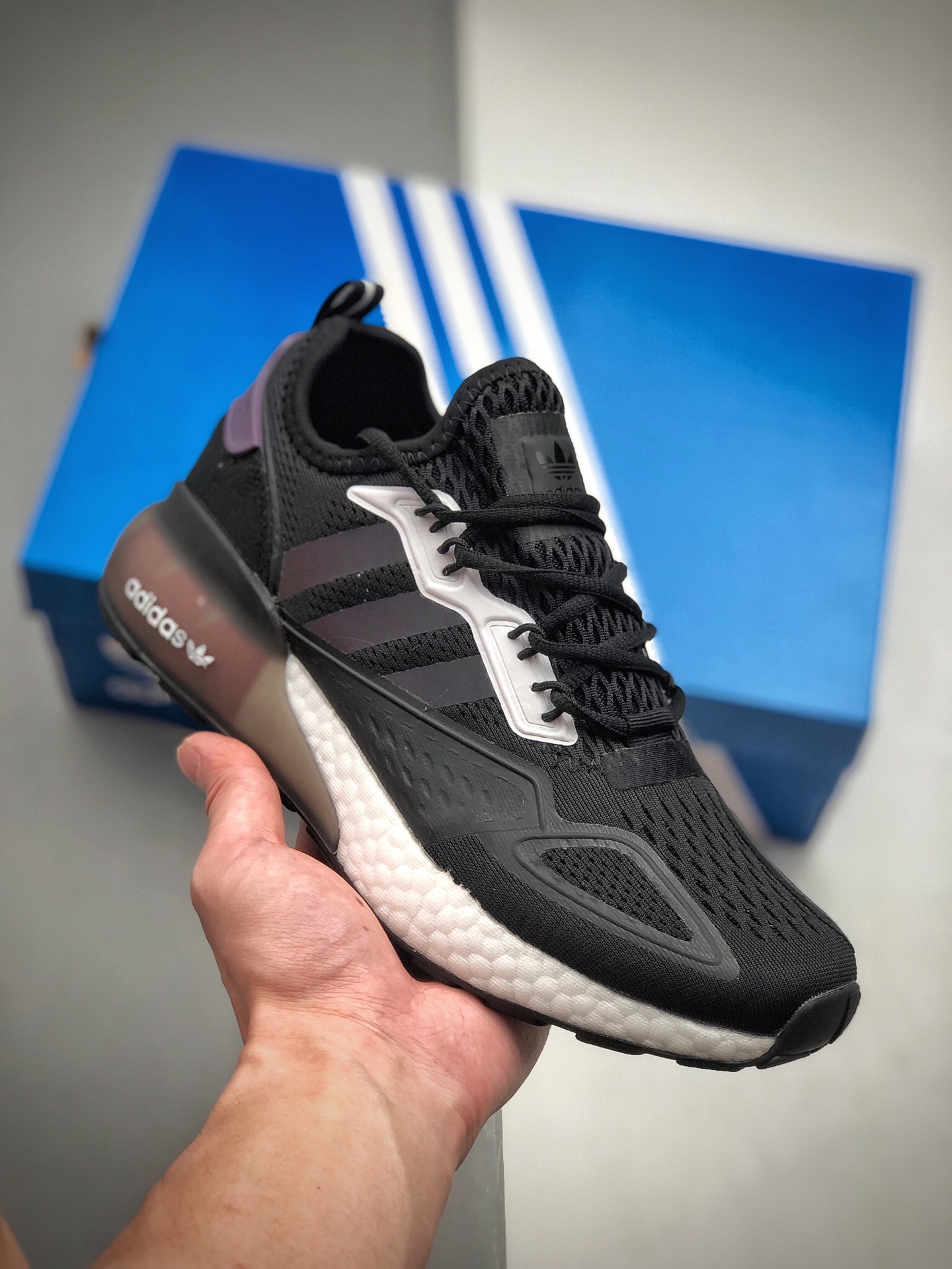 190  adidas Originals ZX 2K Boost 这款adidas街头经典鞋FV7475