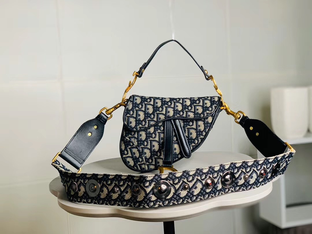 小号Diorsaddle老花系列全网