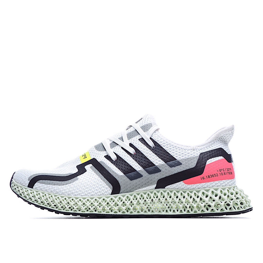 G0 Adidas ZX K0 0 4D 打印科技跑鞋 官方原盒 韩国订单‼Adidas 全新 4D 缓震随着时间推移也大举推陈出新，专业跑鞋领域同复古跑鞋都有着令人眼前一亮的表现编织鞋面辅以诸多热熔加持，后跟醒目的环状稳定片搭配熟悉的4D 打印中底，颇为前卫醒目