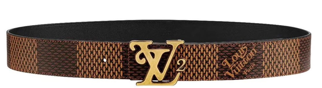 Louis Vuitton Belts Men Calfskin Cowhide